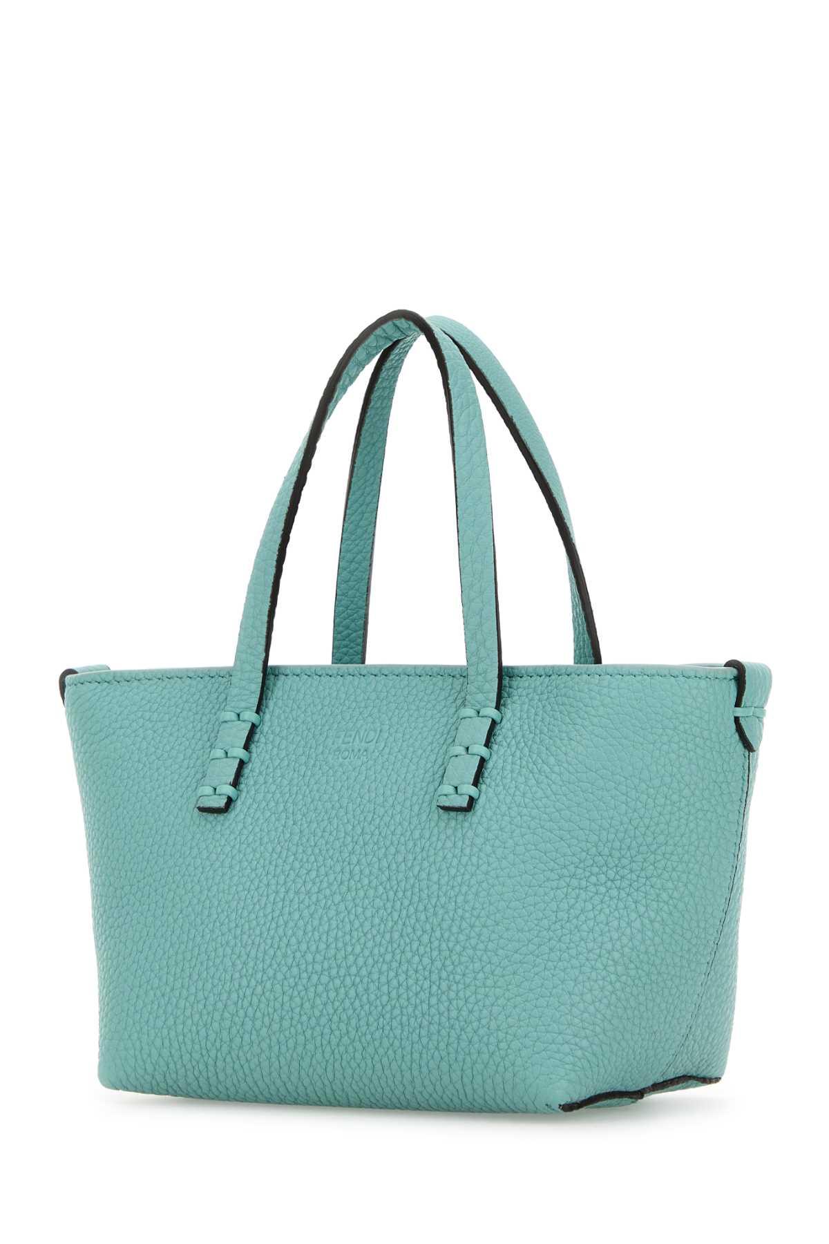 ハンドバッグ FENDI LIGHT BLUE LEATHER MINI ROLL HANDBAG Fendi Light Leather Mini Roll Handbag in Blue | Lyst