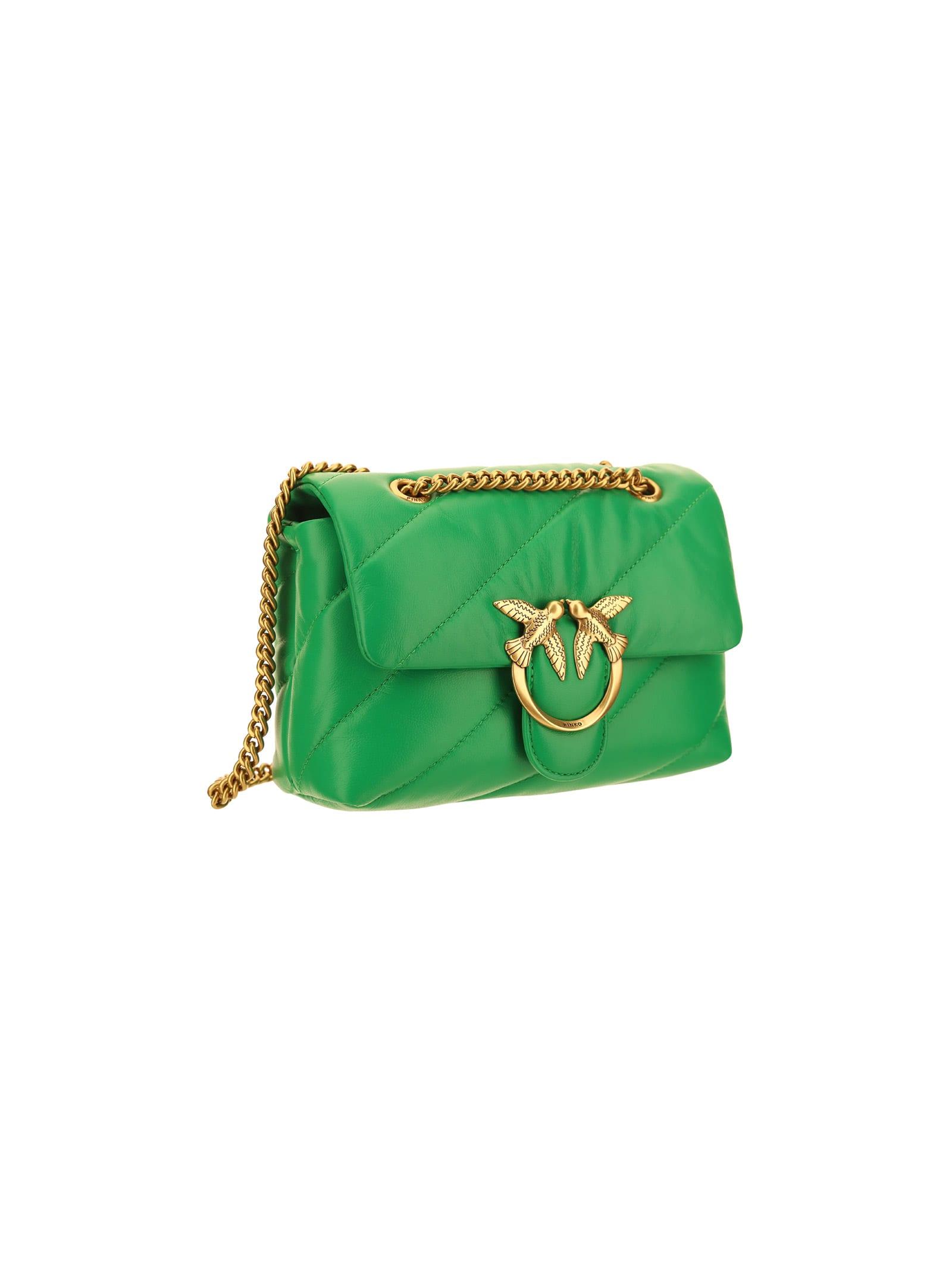 Pinko bag green clearance