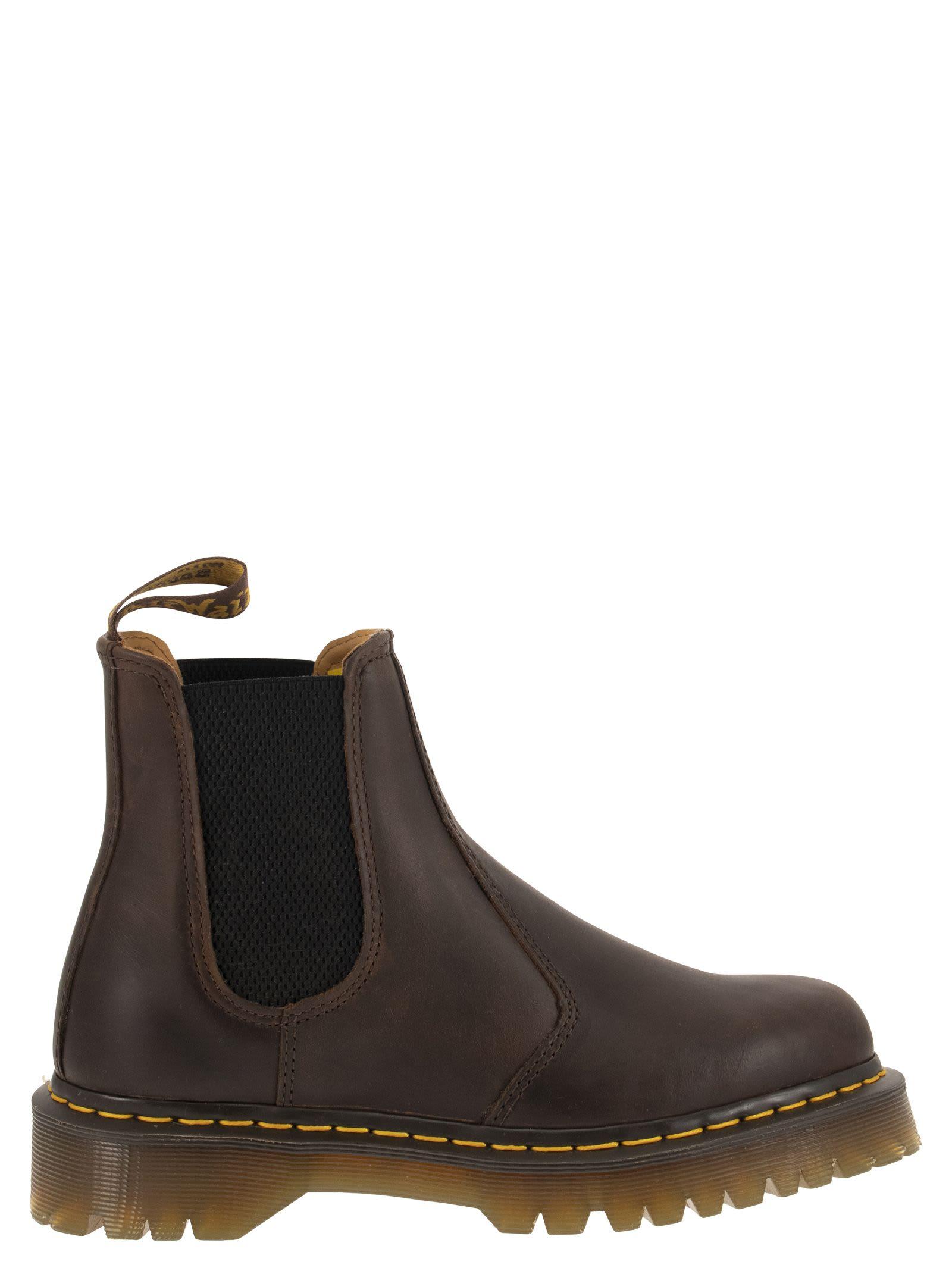 Dr. Martens 2976 Bex Chelsea Ankle Boots In Crazy Horse Leather in