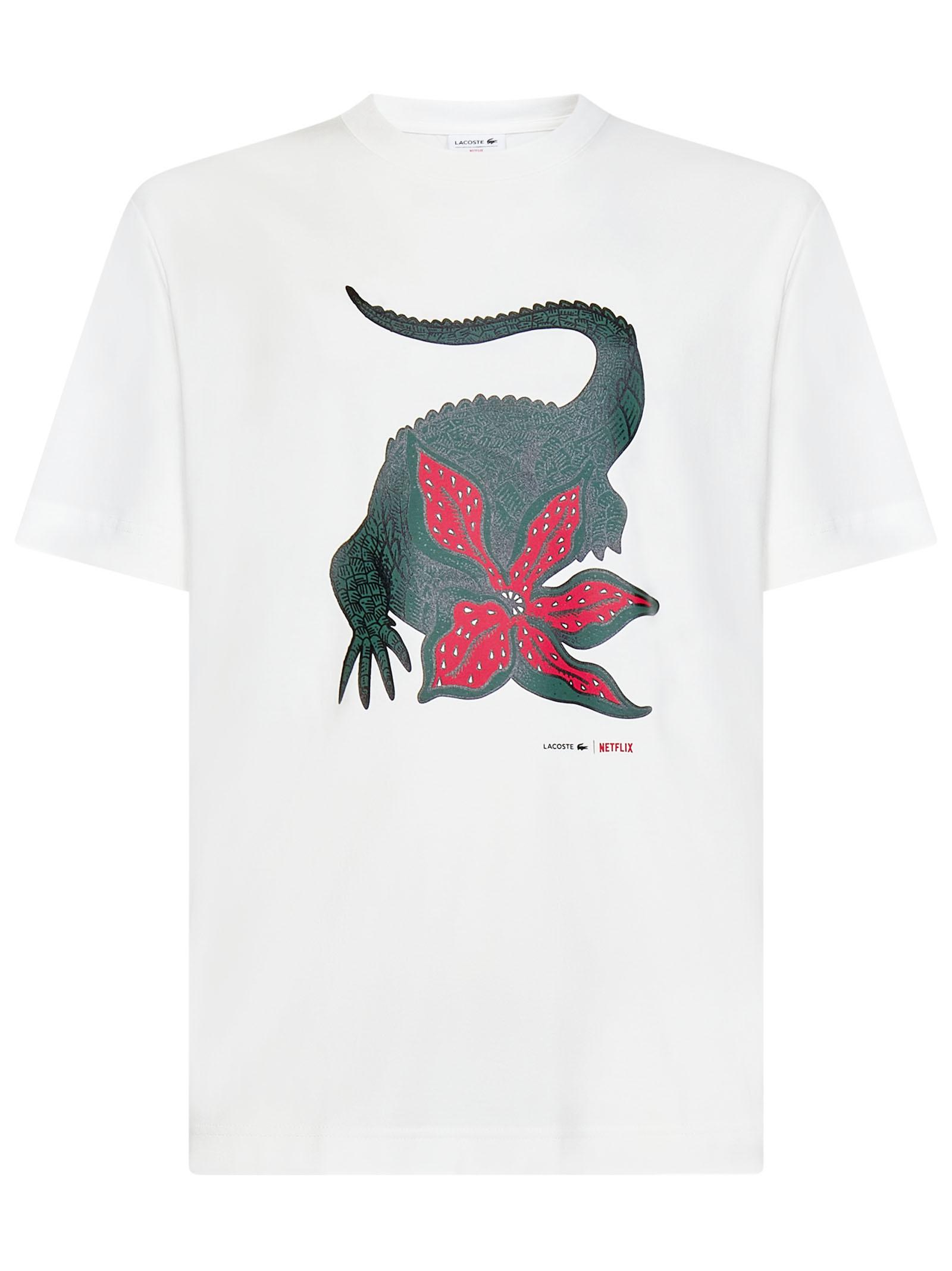 Lacoste X Netflix T-shirt in White for Men | Lyst