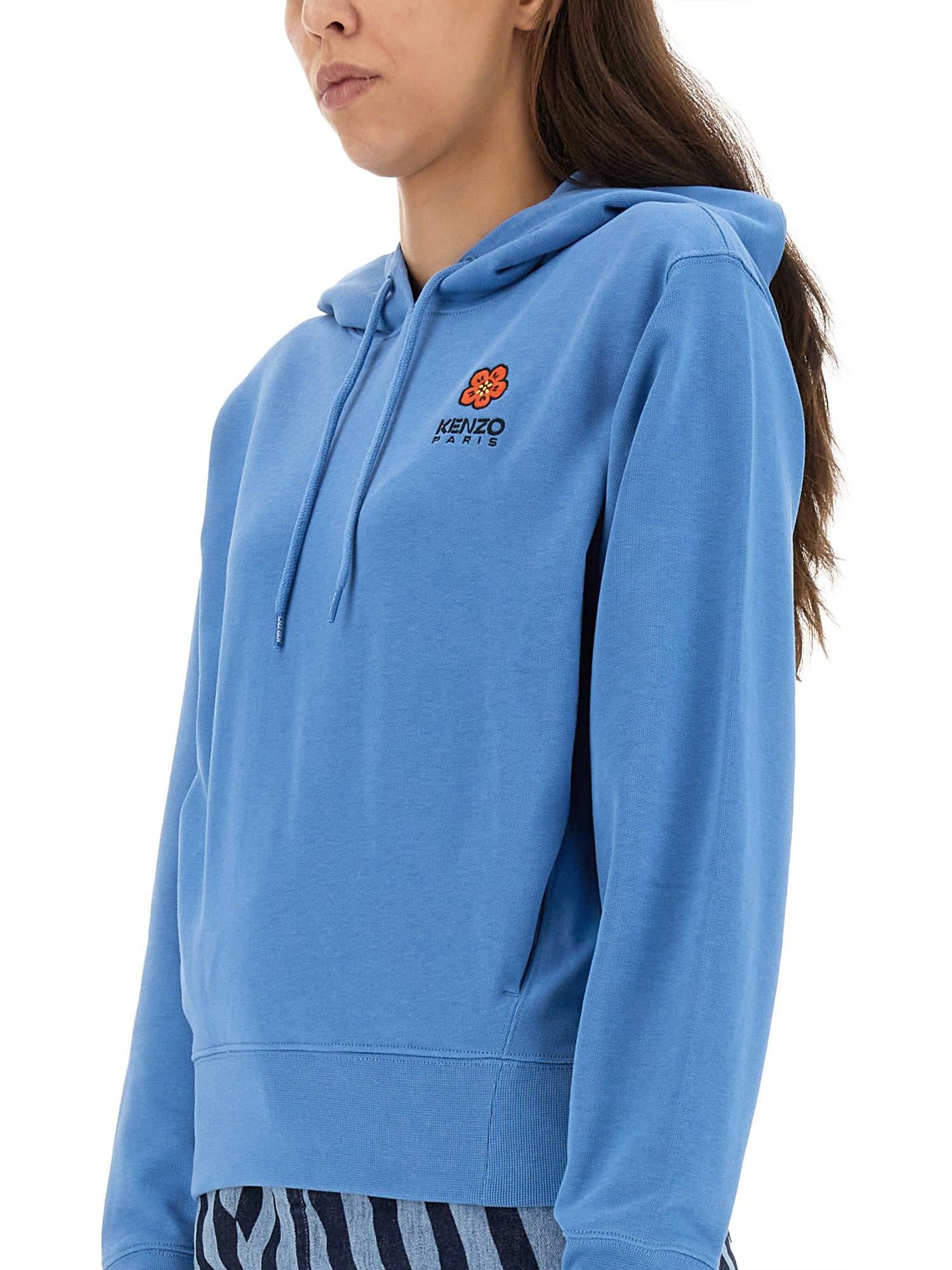 KENZO Hoodie in Blue | Lyst
