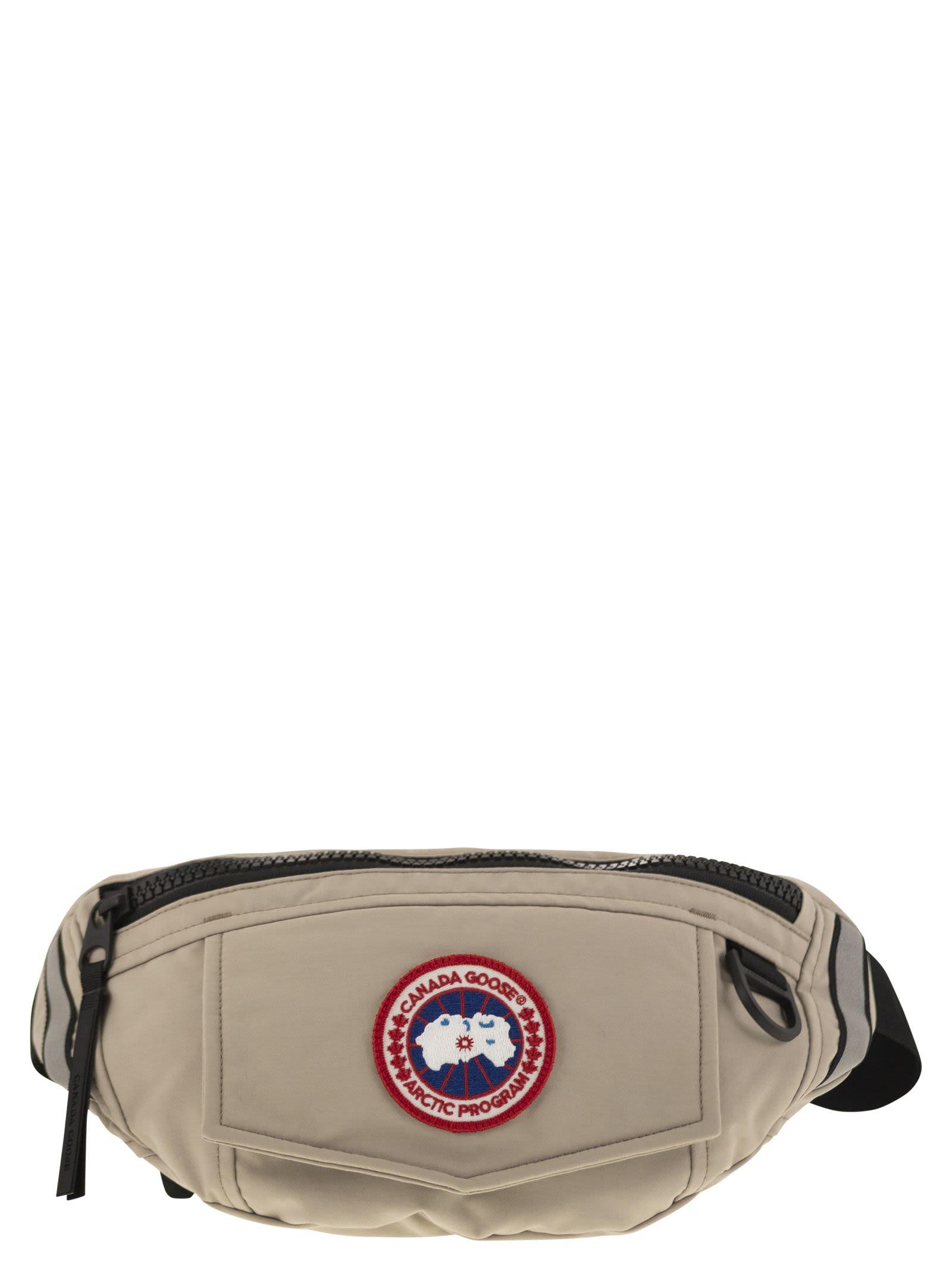 Canada Goose Bum Bag With Patch And Logo in Gray Lyst