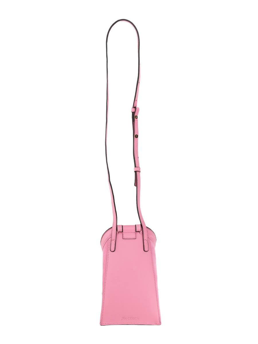 ★J W ANDERSON★ Chain Cross Bag Pink AC0230LA0088300 AC0230 JW Anderson chain-detail Phone Bag | Pink | FARFETCH