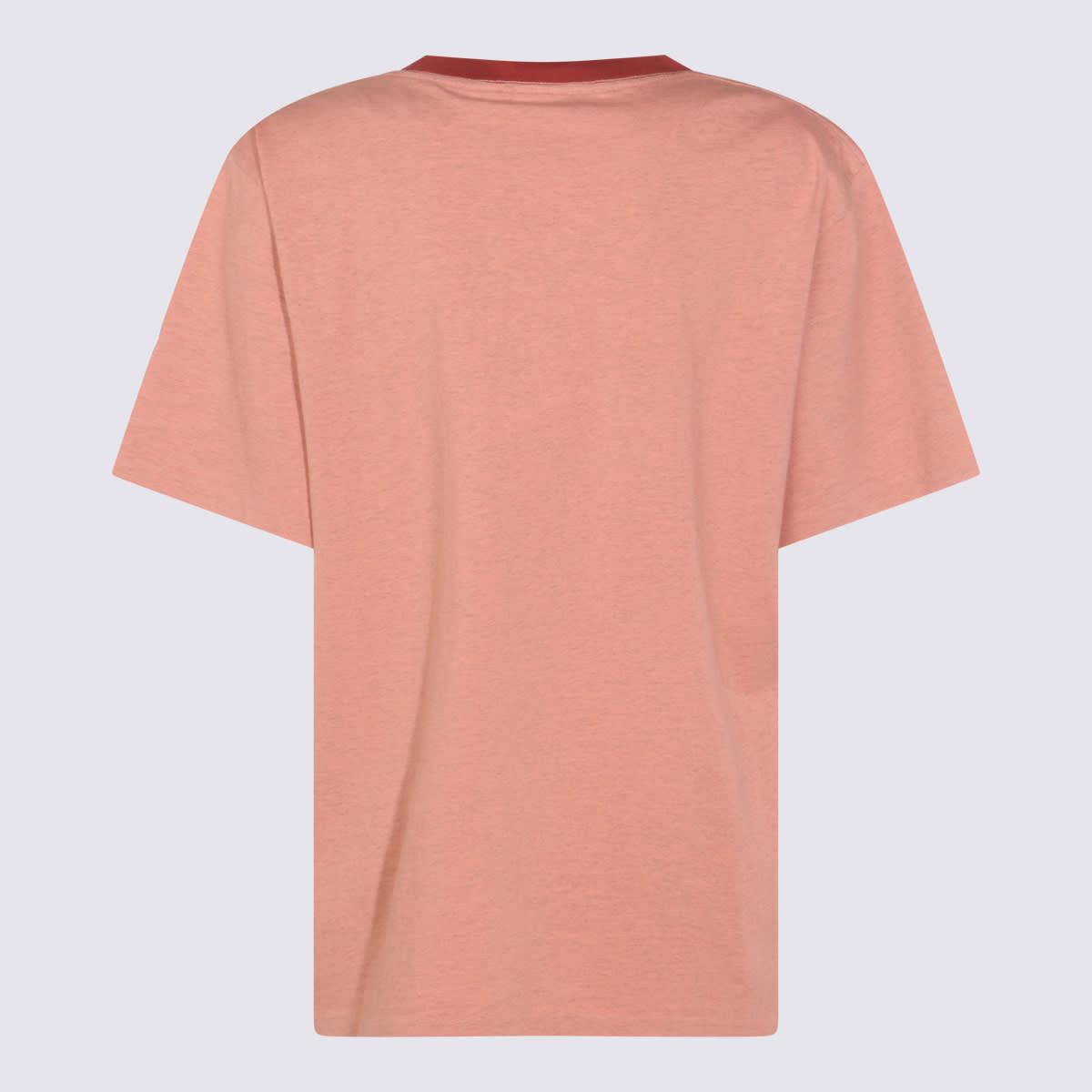 Chloé Cotton T-Shirt in Pink | Lyst