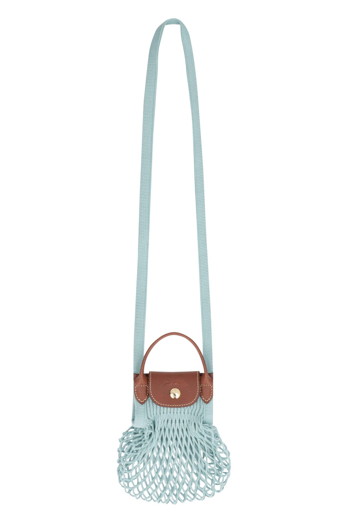 Longchamp Le Pliage Filet Crossbody Bag in Blue Lyst