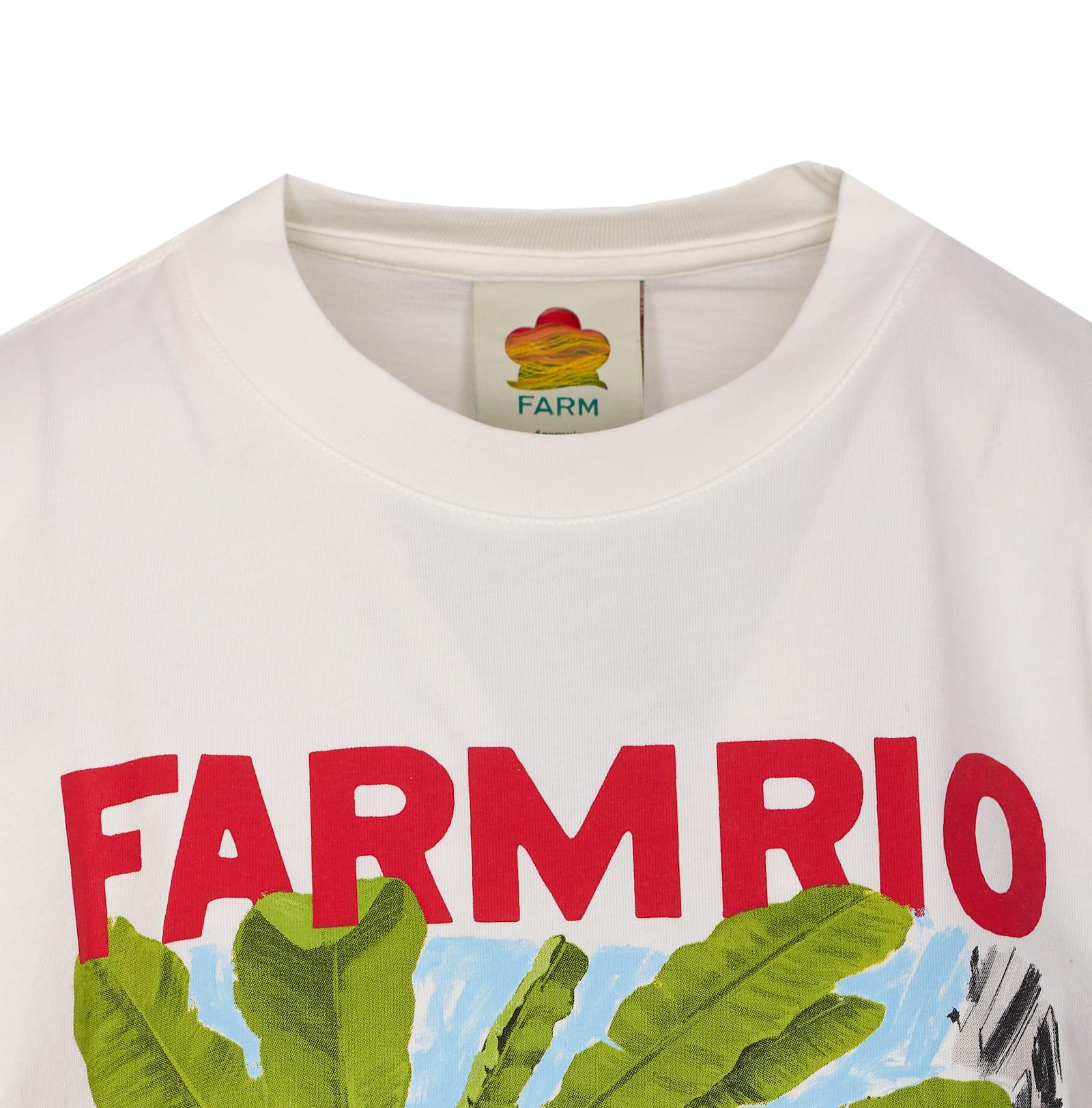 Tシャツ・カットソー FARM RIO FROM BRASIL TO THE WORLD T-SHIRT From Brasil To The World Relaxed T-Shirt by FARM Rio | Rent