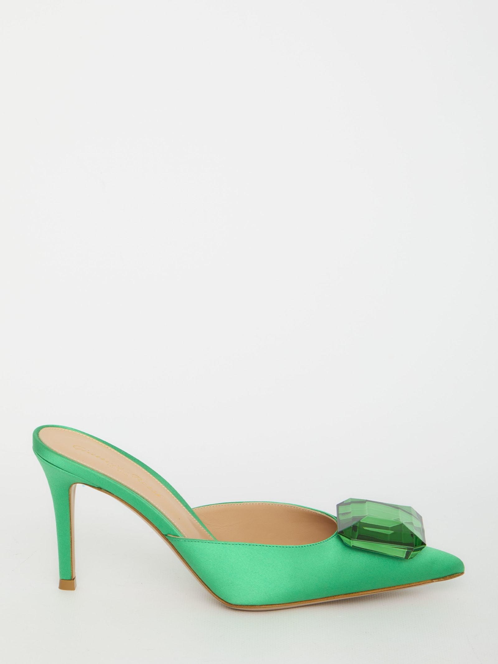 Gianvito Rossi Jaipur 85 Pumps in Green | Lyst