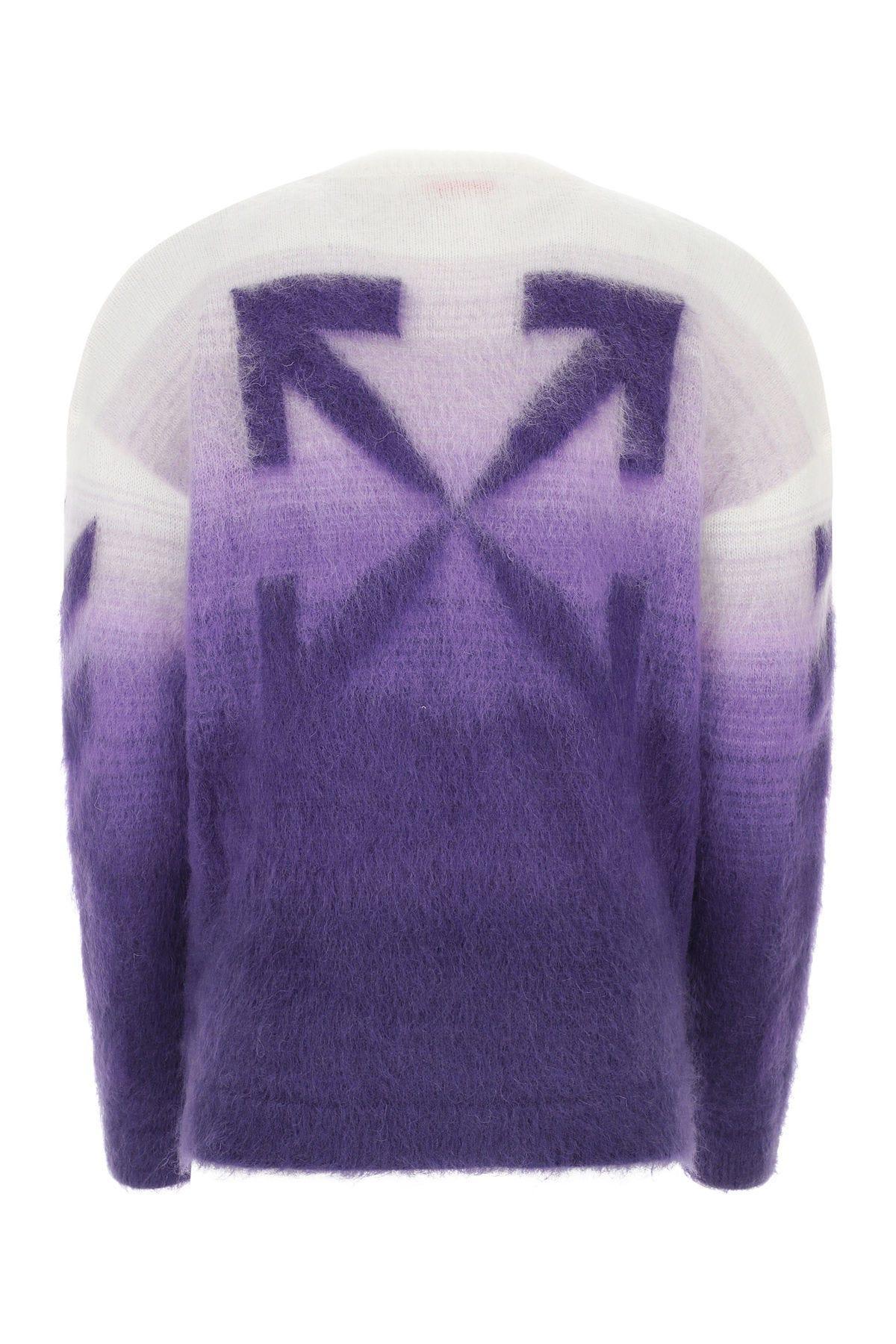 Off-White c/o Virgil Abloh Multicolor Mohair Blend Sweater in