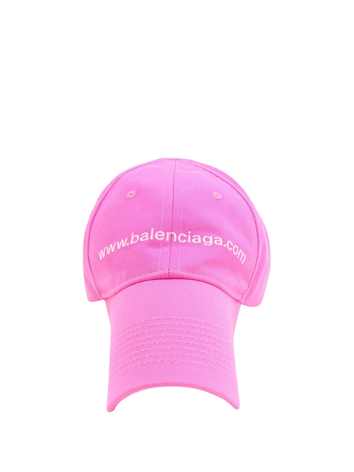 pink balenciaga cap