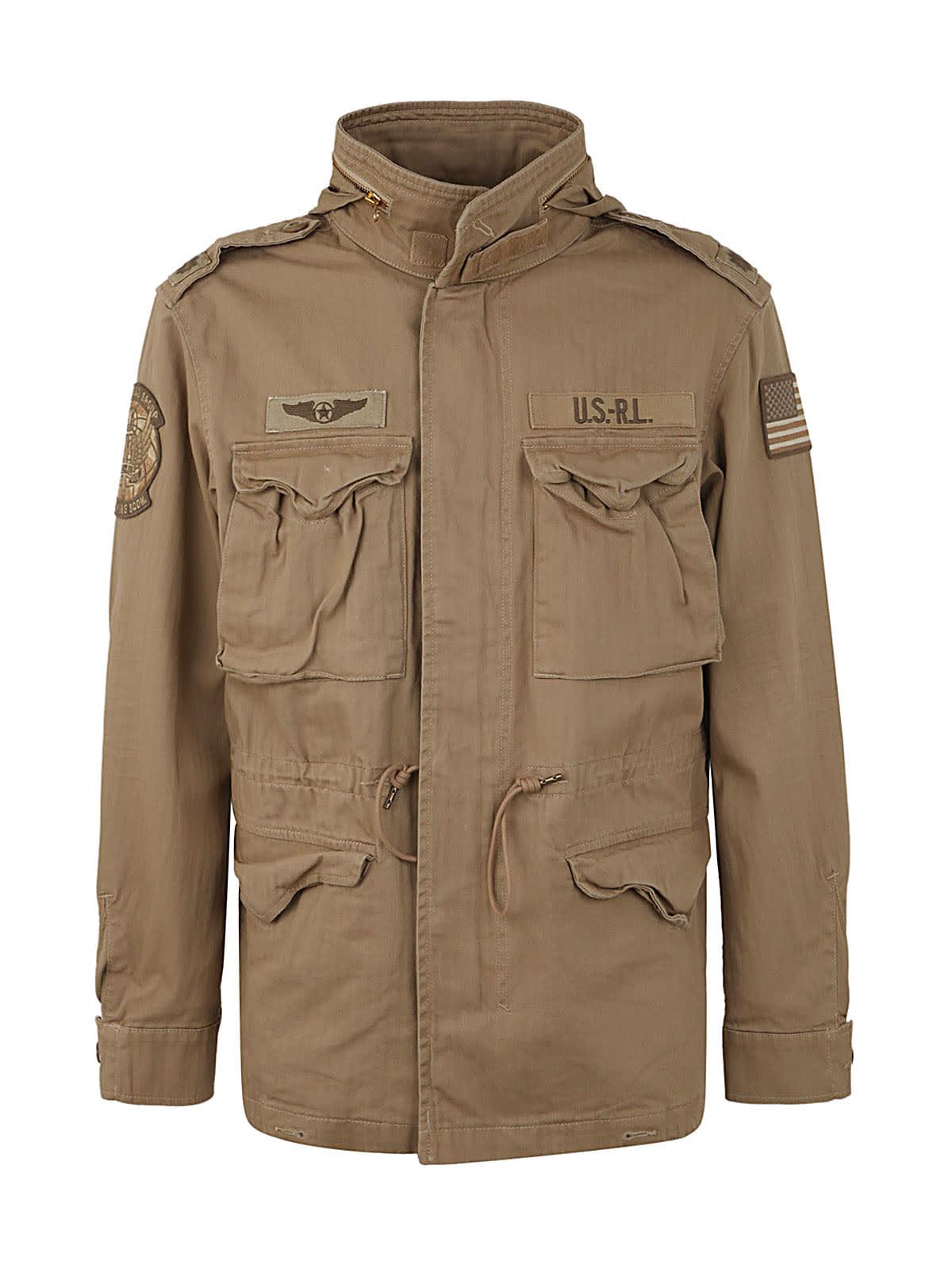 Polo Ralph Lauren M65 Combat Lined Field Jacket in Brown for Men | Lyst