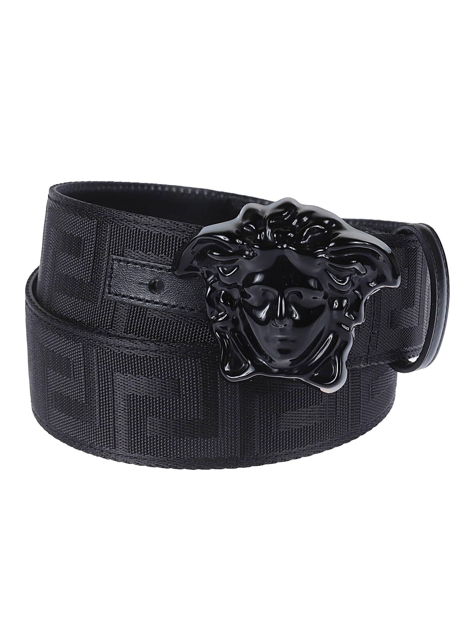 versace belt black