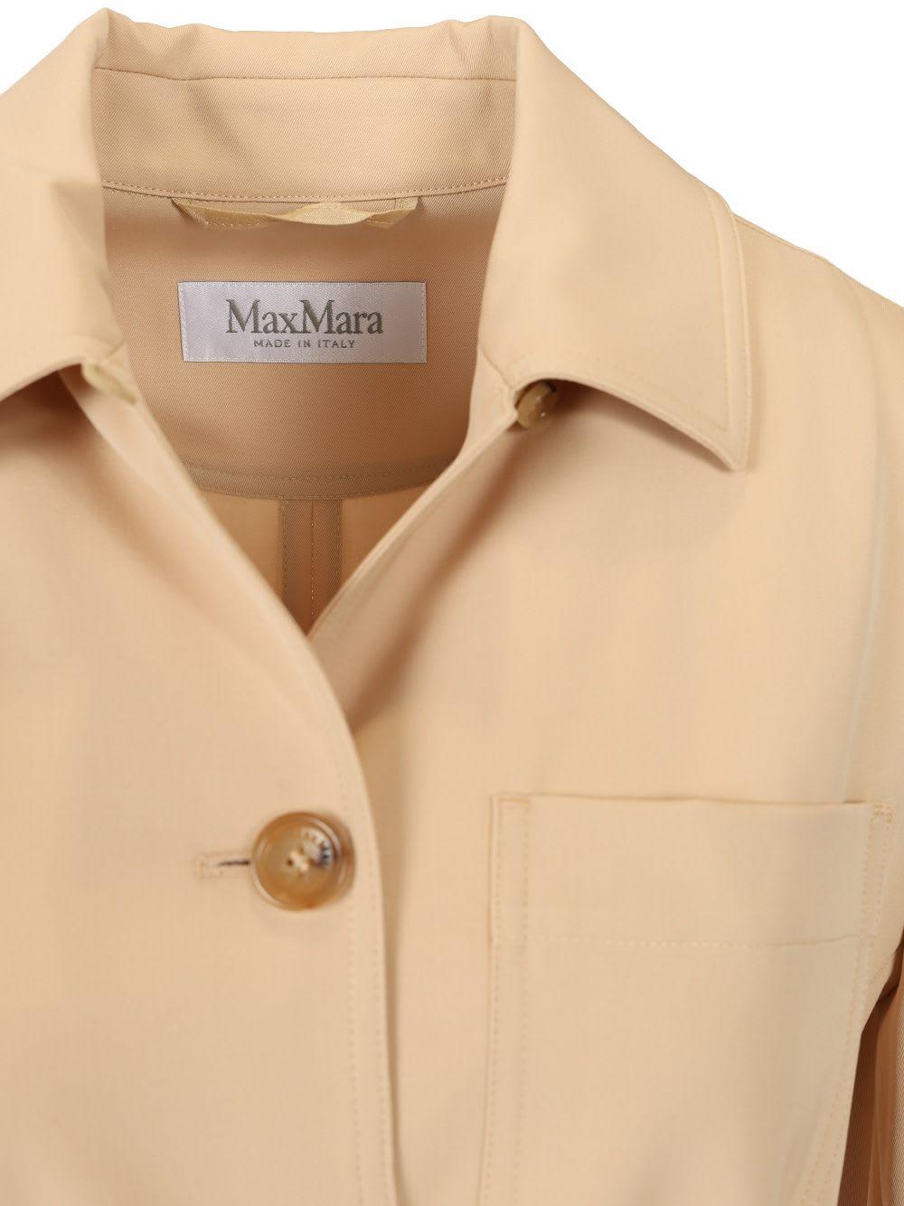 Max Mara★Short safari jacket Max Mara Short Safari Jacket Jackets in Natural | Lyst