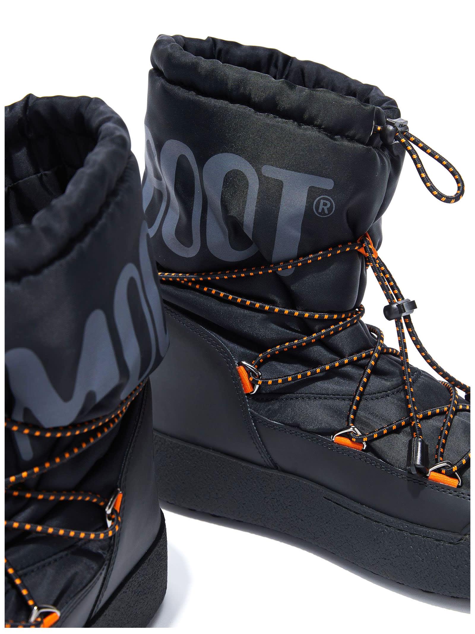 Moon Boot Mtrack Polar Black Boots in Blue for Men | Lyst