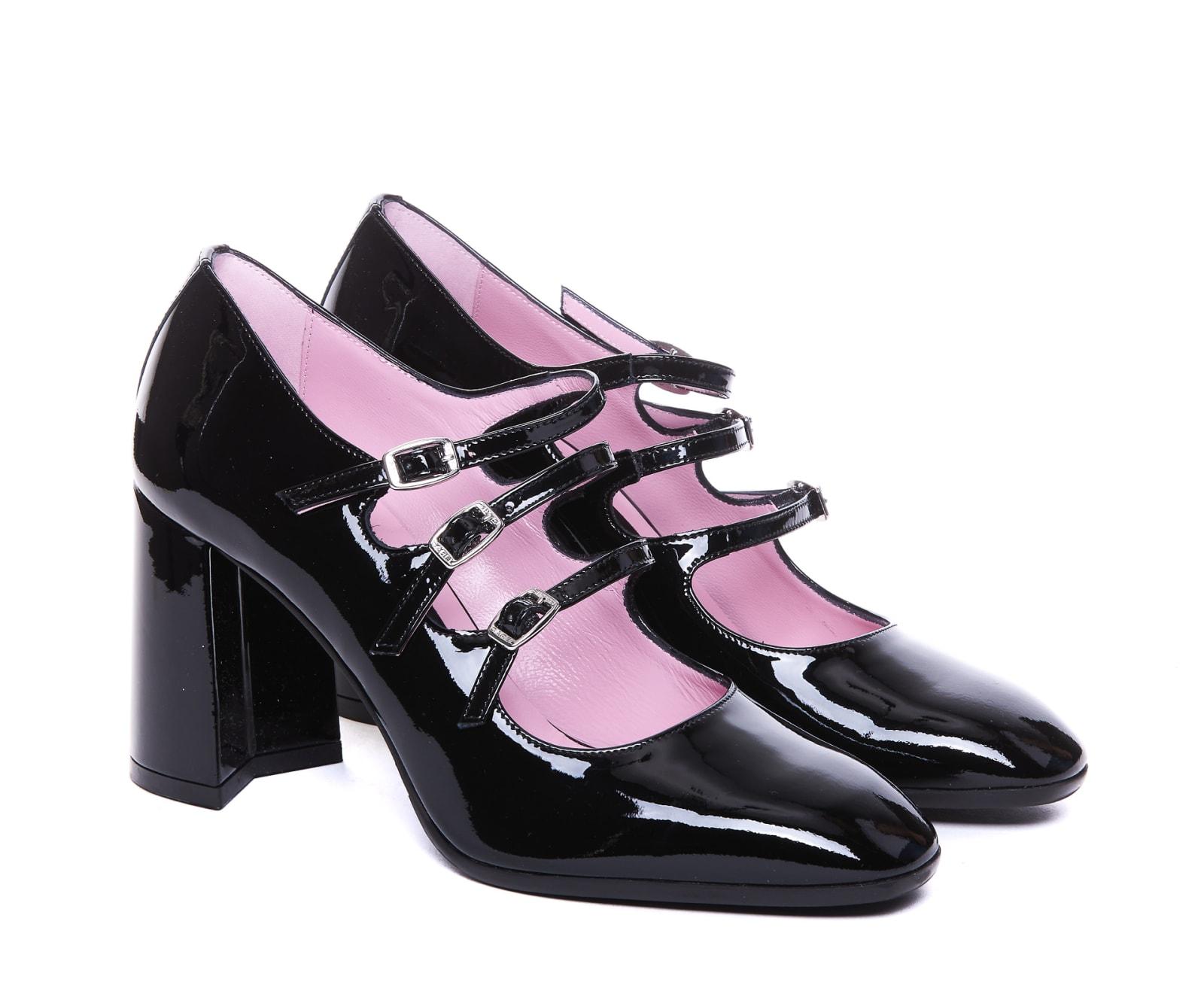 CAREL PARIS Keel Mary Jane Decollete in Black Lyst
