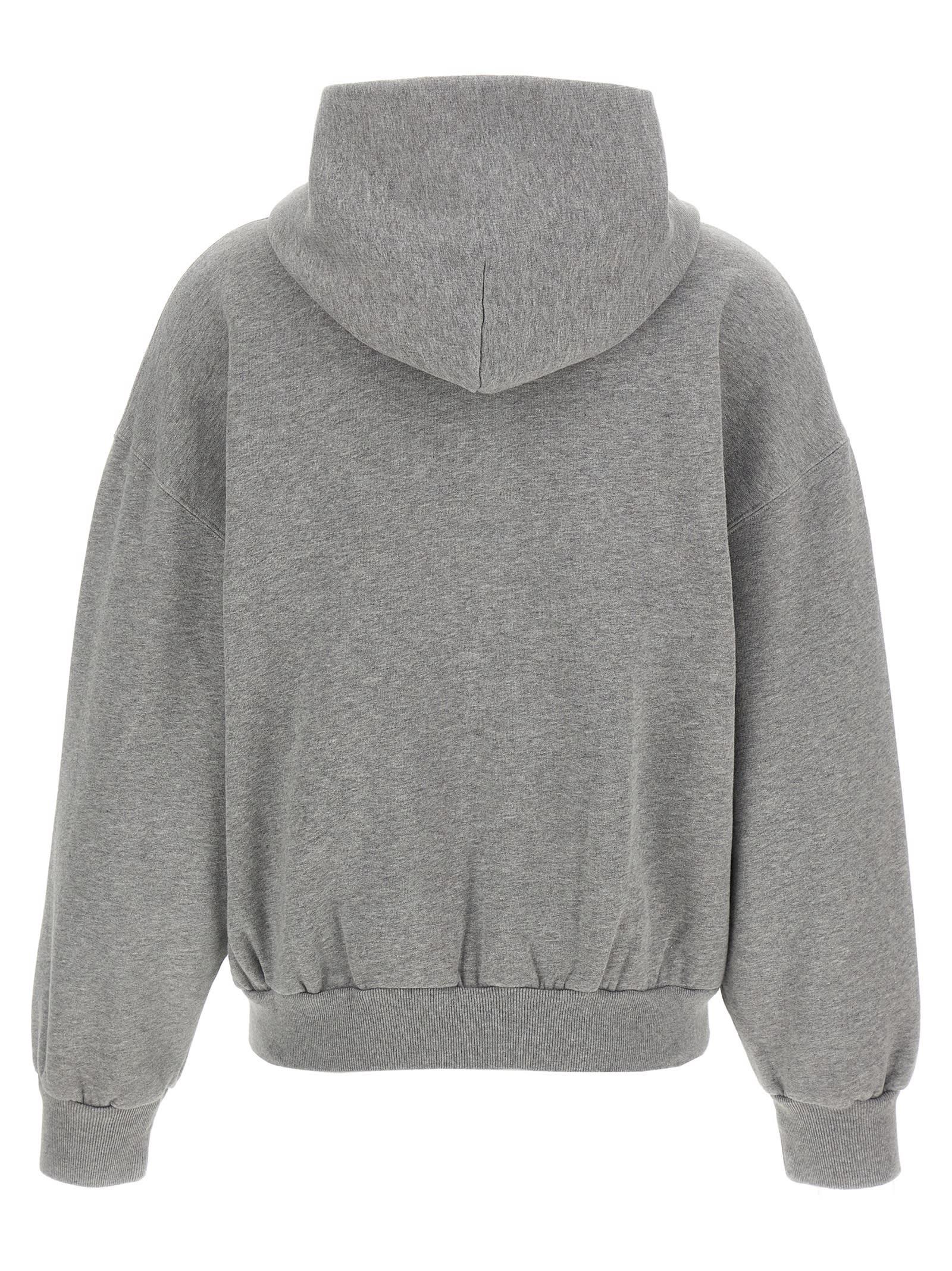 パーカー・フーディ BALENCIAGA - GREY COTTON SWEATSHIRT Balenciaga Cotton Hooded Sweatshirt in Gray | Lyst