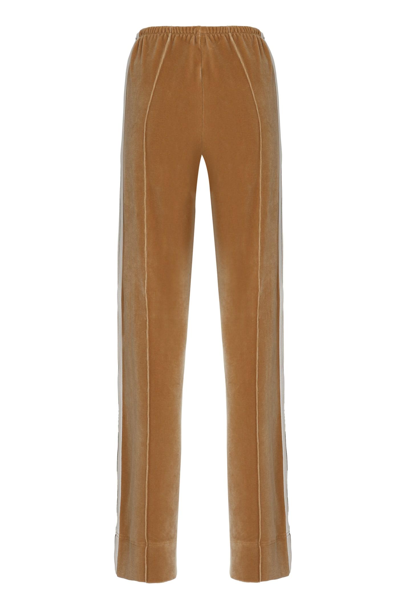 Palm angels velvet pants shop