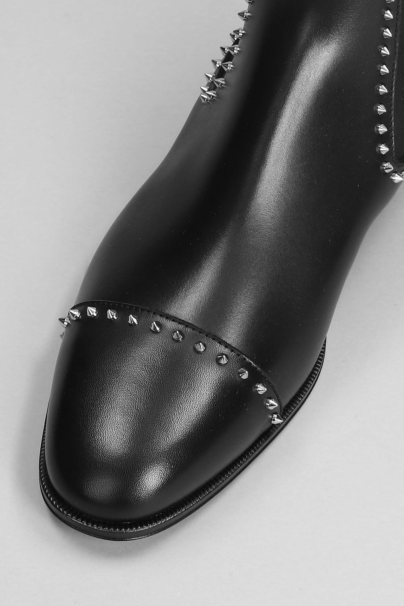 Christian Louboutin Chelsea Cloo Boots in Black for Men | Lyst