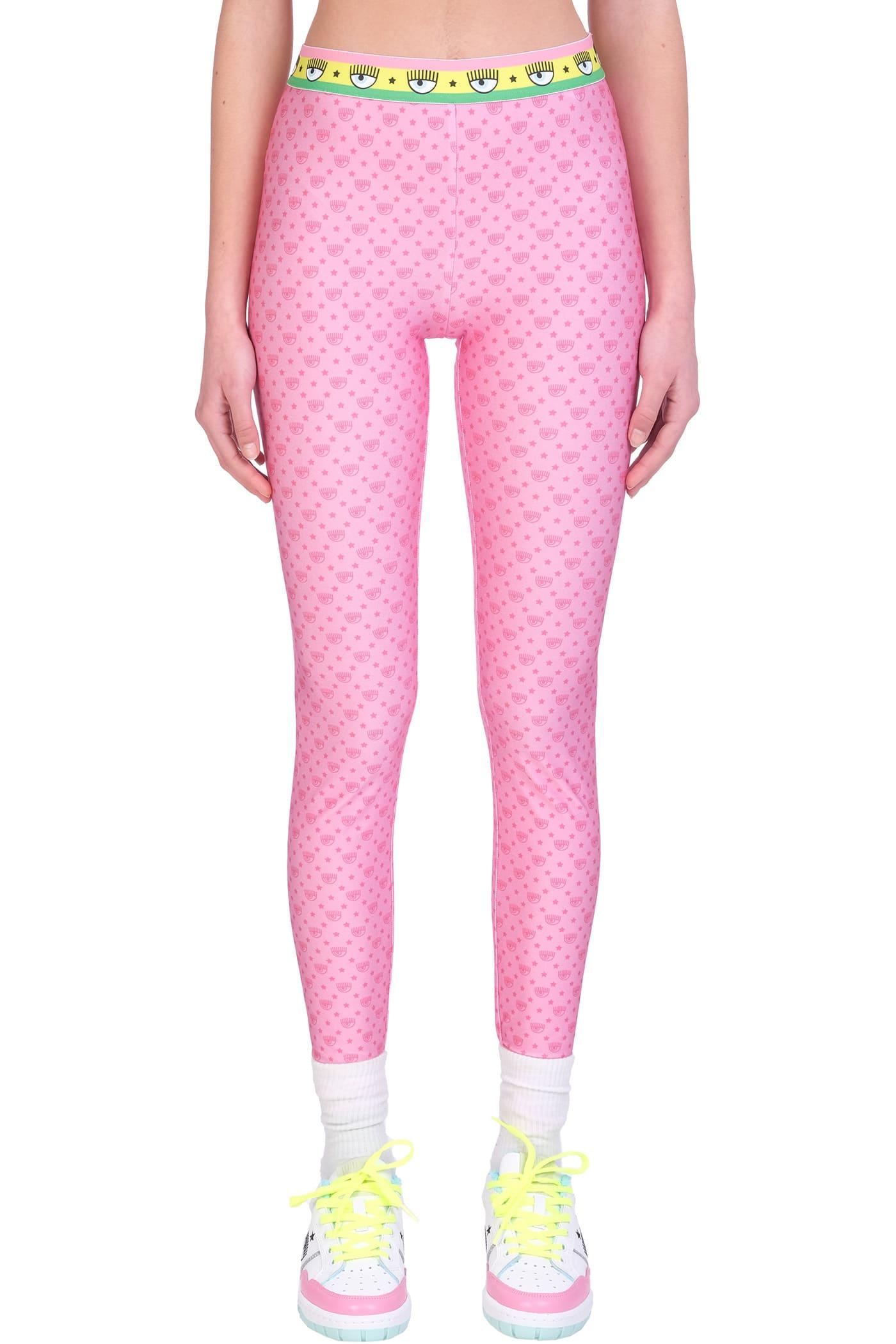 Chiara Ferragni leggins In Synthetic Fibers in Rose-Pink (Pink) | Lyst