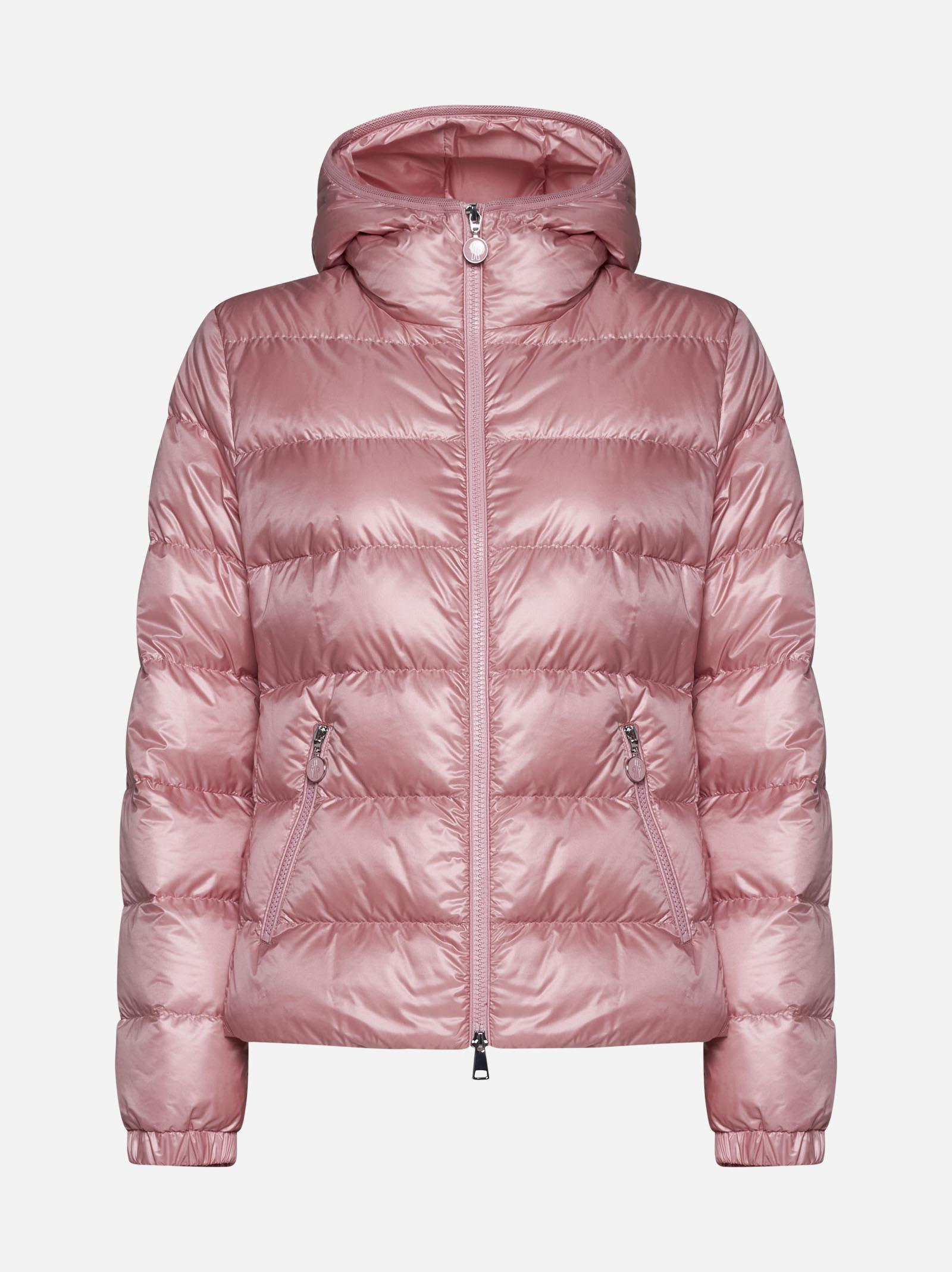 Jacket With Neiman Marcus Moncler Womens Coats Moncler Bady Down Jacket Neiman Marcus Moncler Womens Coats Moncler Gles  Hooded Puffer Jacket In Pink