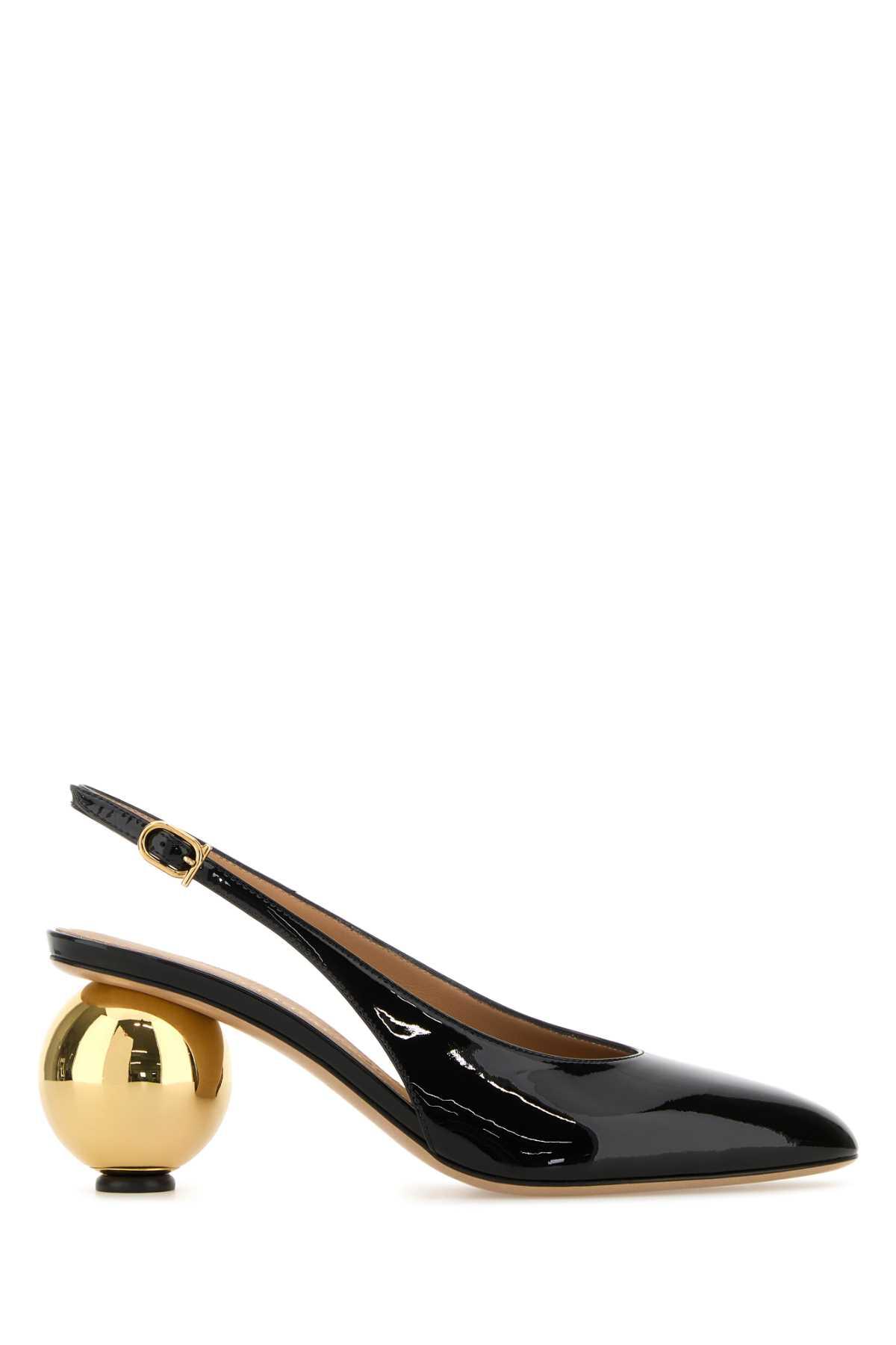 パンプス SALVATORE FERRAGAMO Black Leather Tessie 70 Pumps Ferragamo Salvatore Leather Tessie 70 Pumps in Black | Lyst