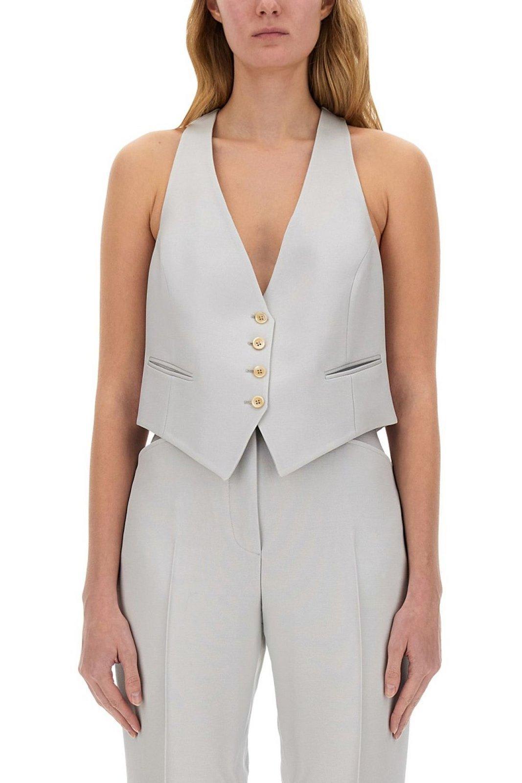 【送料&関税込】Tom Ford Lustrous Barathea Waistcoat TOM FORD LUSTROUS BARATHEA SILK WOOL WAISTCOAT | REVERSIBLE
