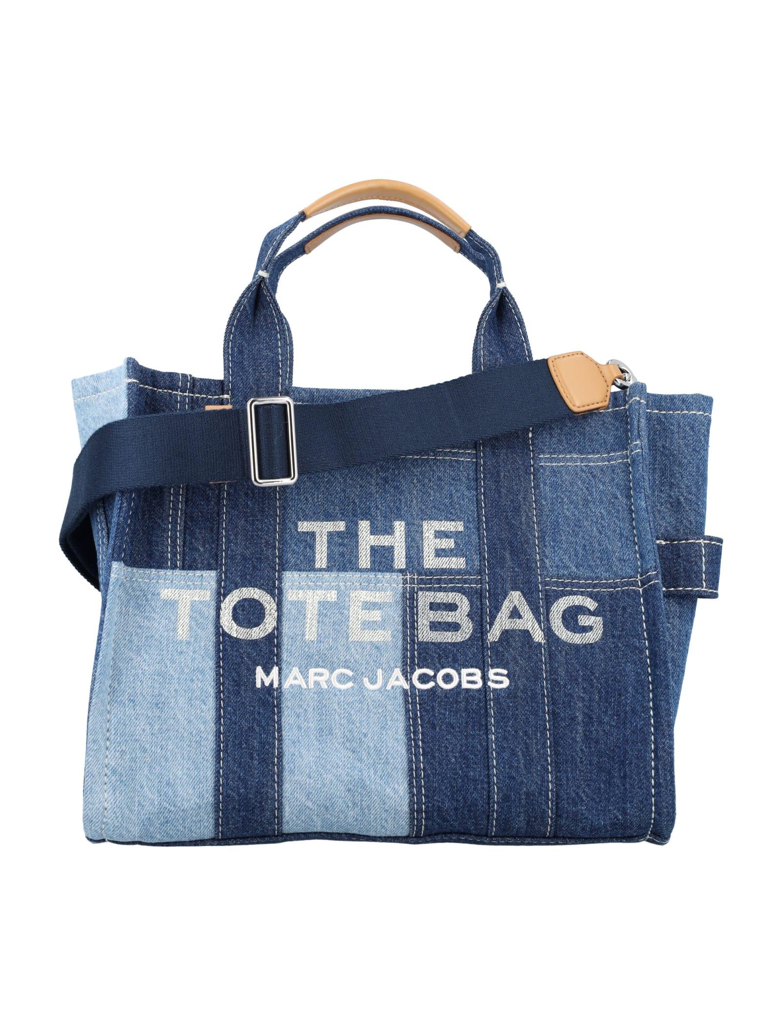 Marc Jacobs The Denim Small Tote Bag in Blue | Lyst UK