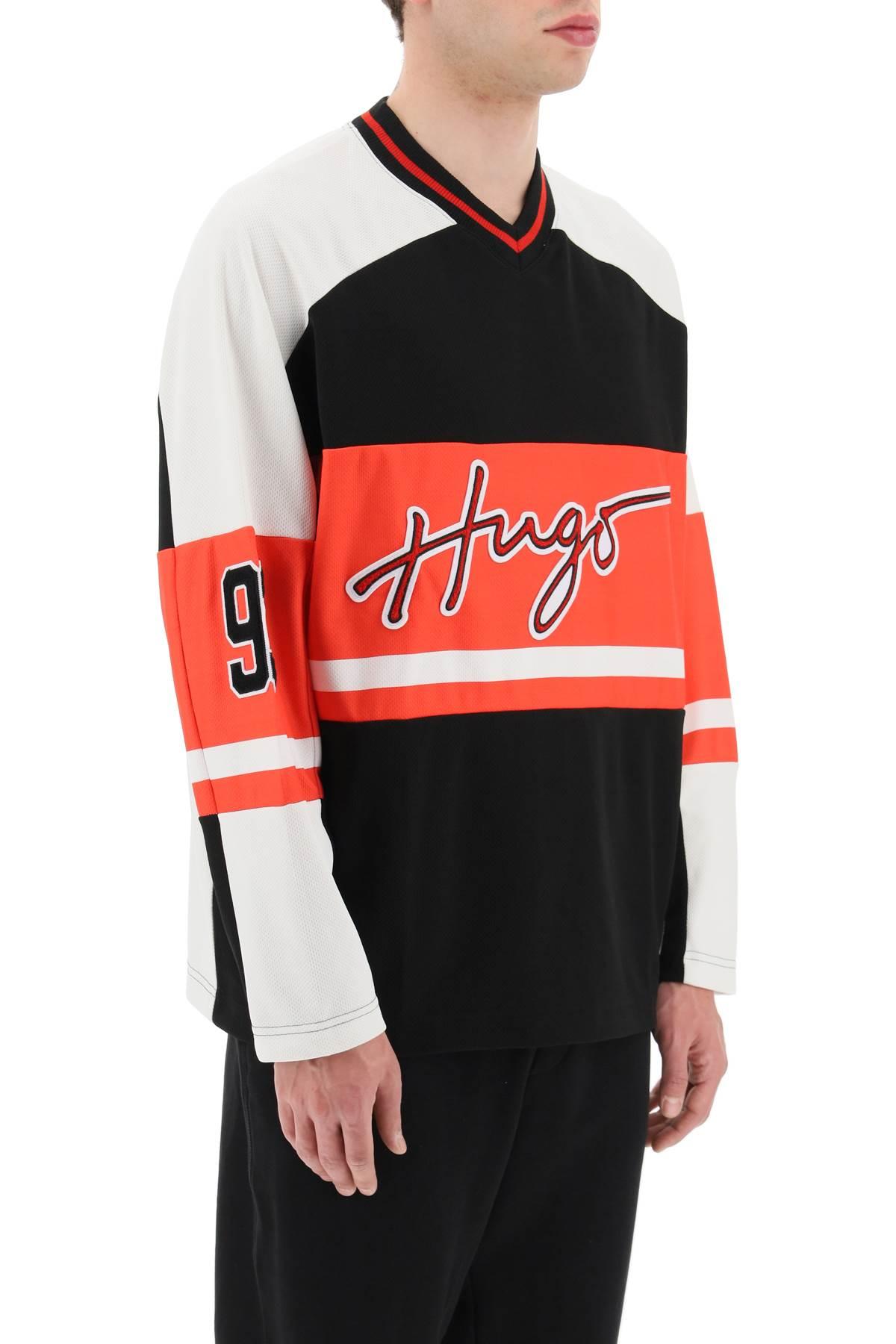 Boss mesh hotsell crew sweatshirt
