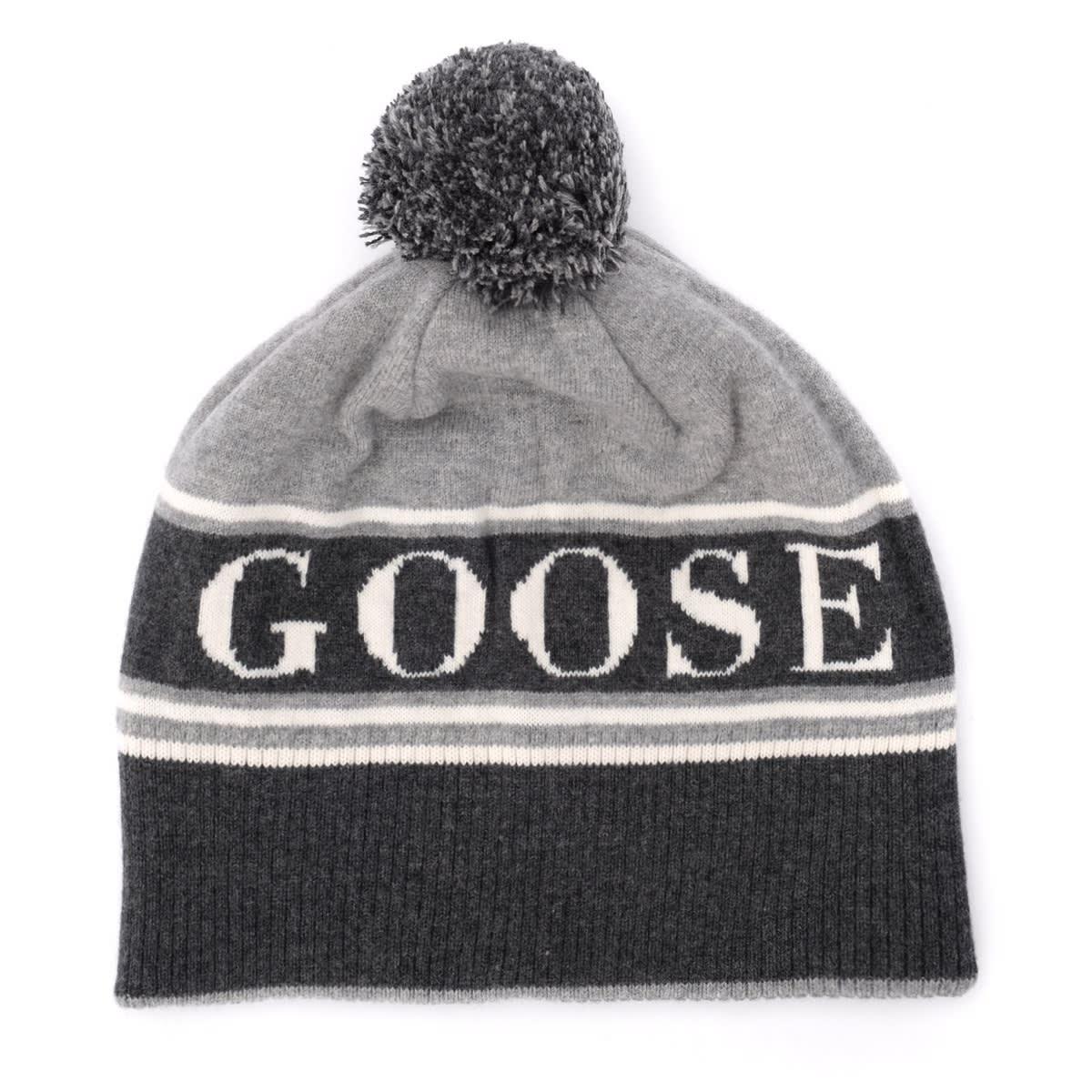 Canada Goose Wool Logo Detail Bobble Hat in Grey (Gray) - Save 60% | Lyst