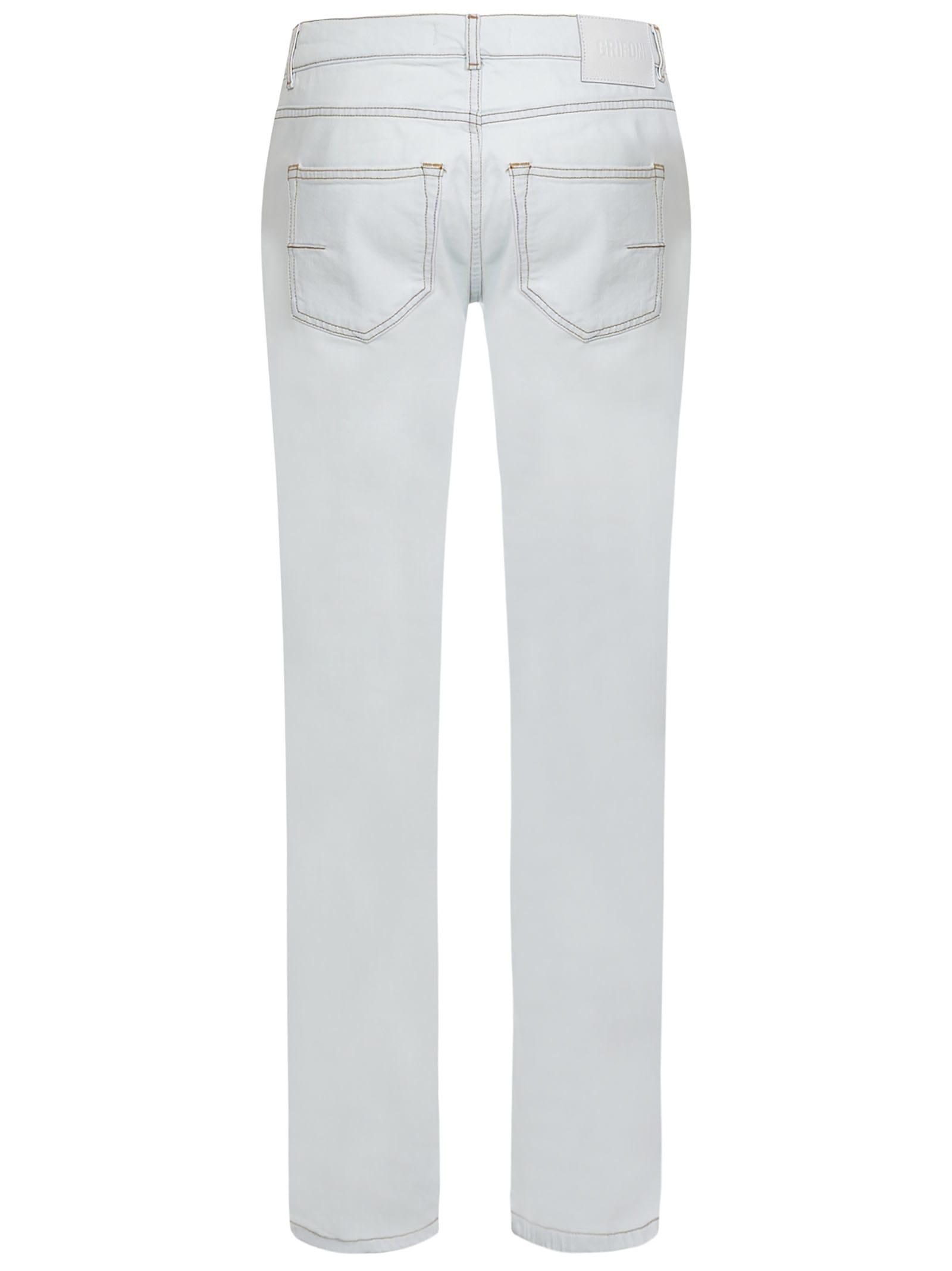 Mauro Grifoni Denim Jeans in White for Men - Save 21% | Lyst