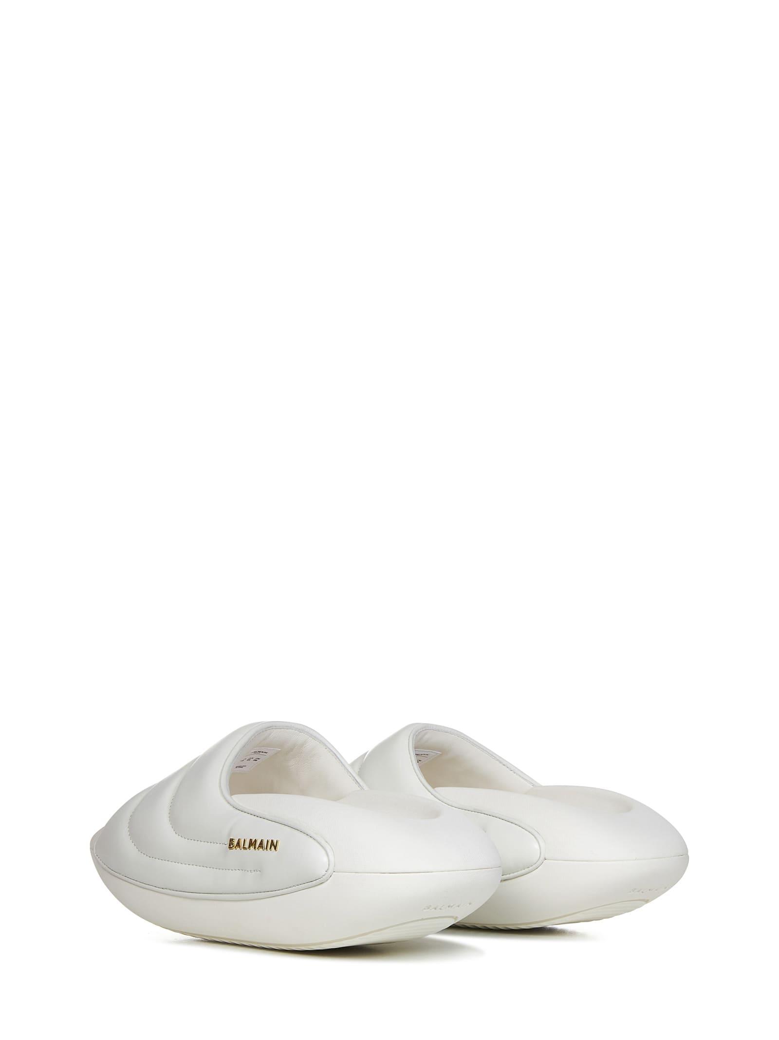 Balmain B-it Sandals in White for Men |