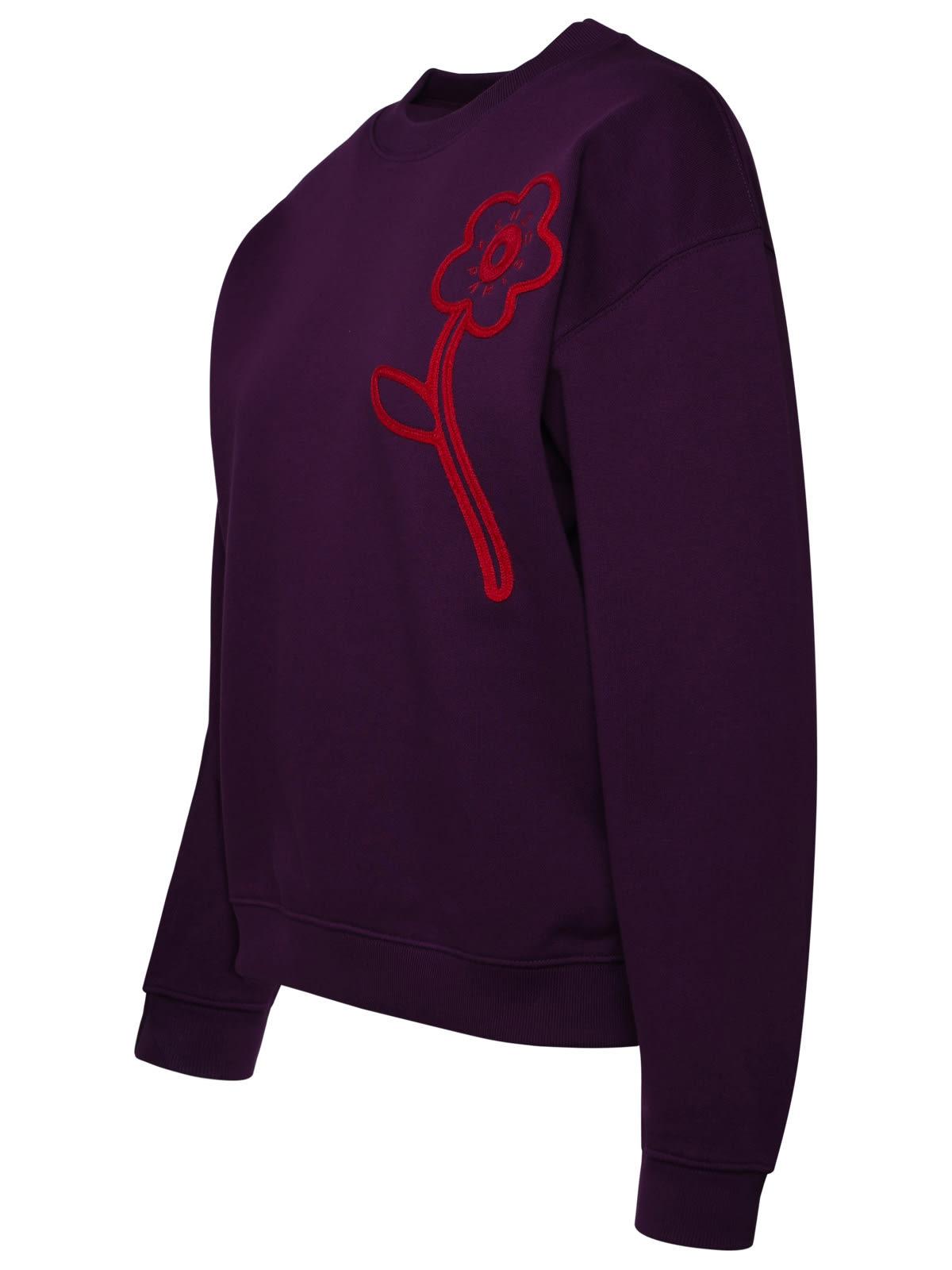 KENZO Purple Cotton Sweatshirt in Blue Lyst