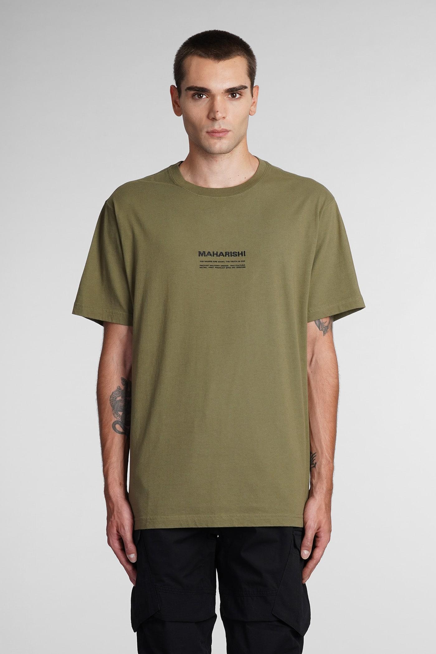 Maharishi T-shirt In Green Cotton for Men | Lyst
