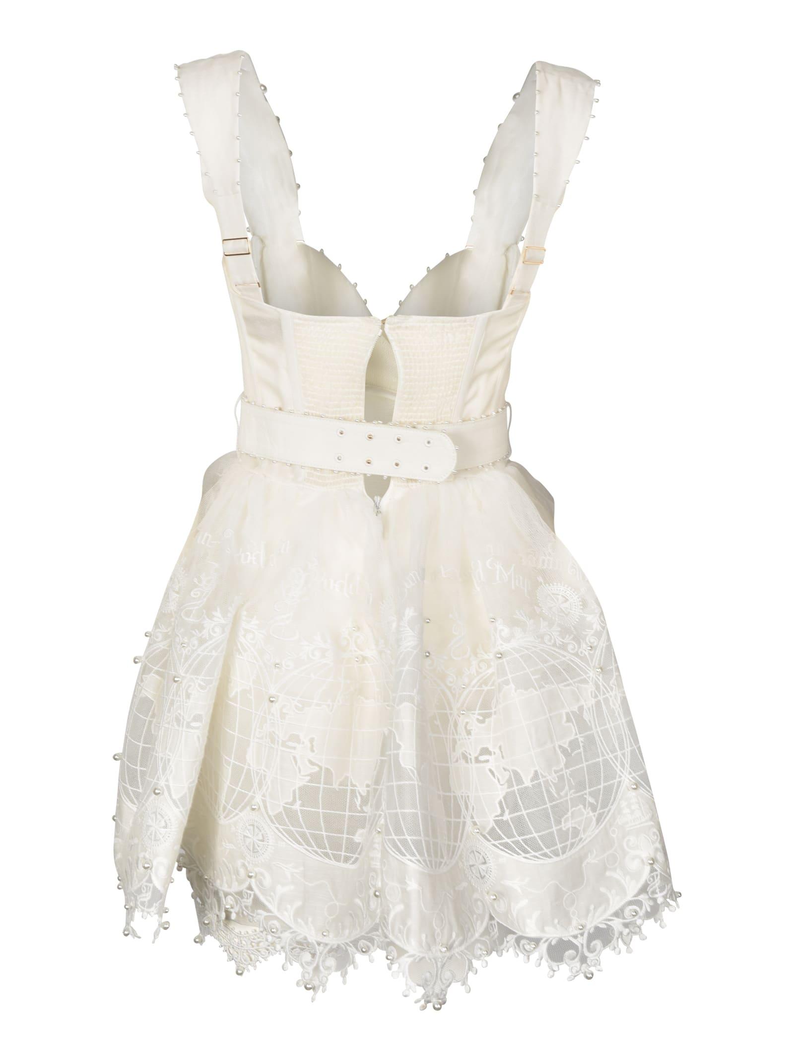 sachin and babi light blue dress Maeve Love Letter Embroidered Swing Shirt Dress