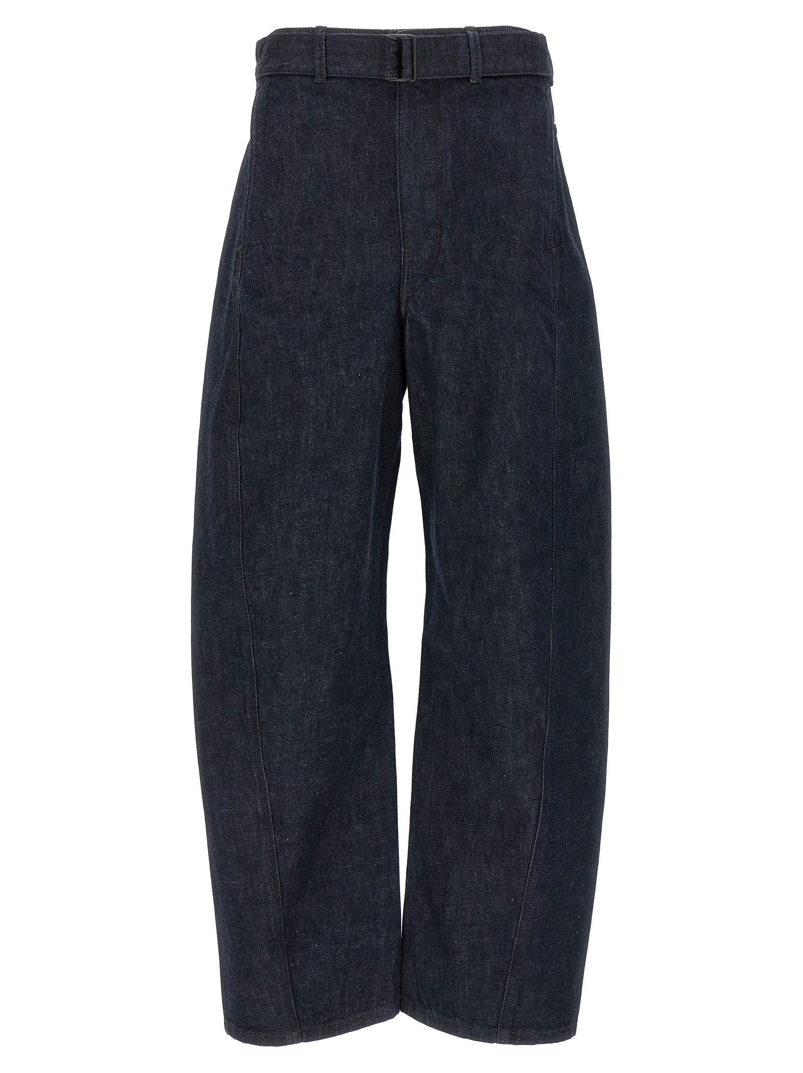 Lemaire Twisted Jeans in Blue | Lyst