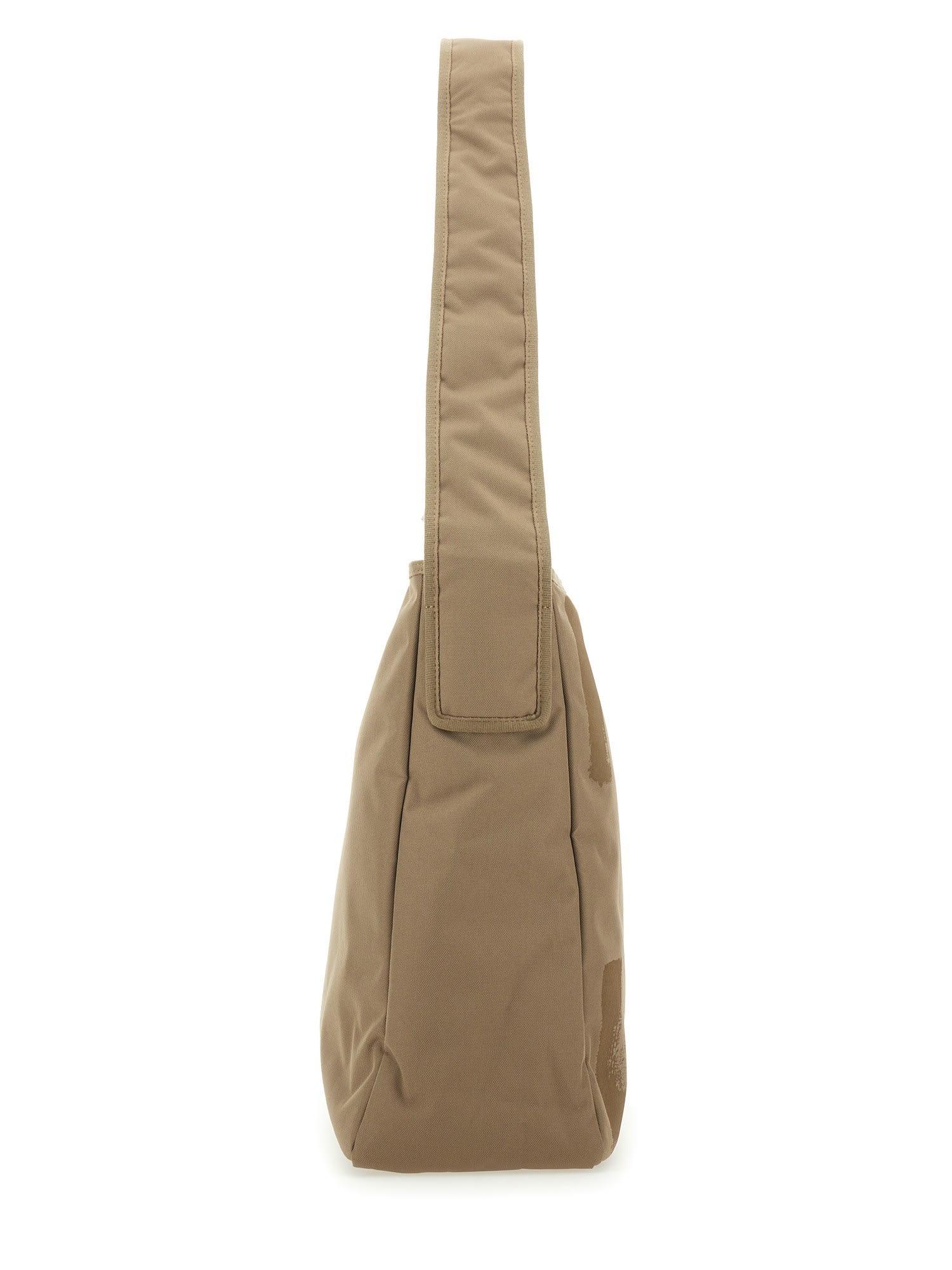 Off-White c/o Virgil Abloh Logo Detail Tote Bag in Natural for Men