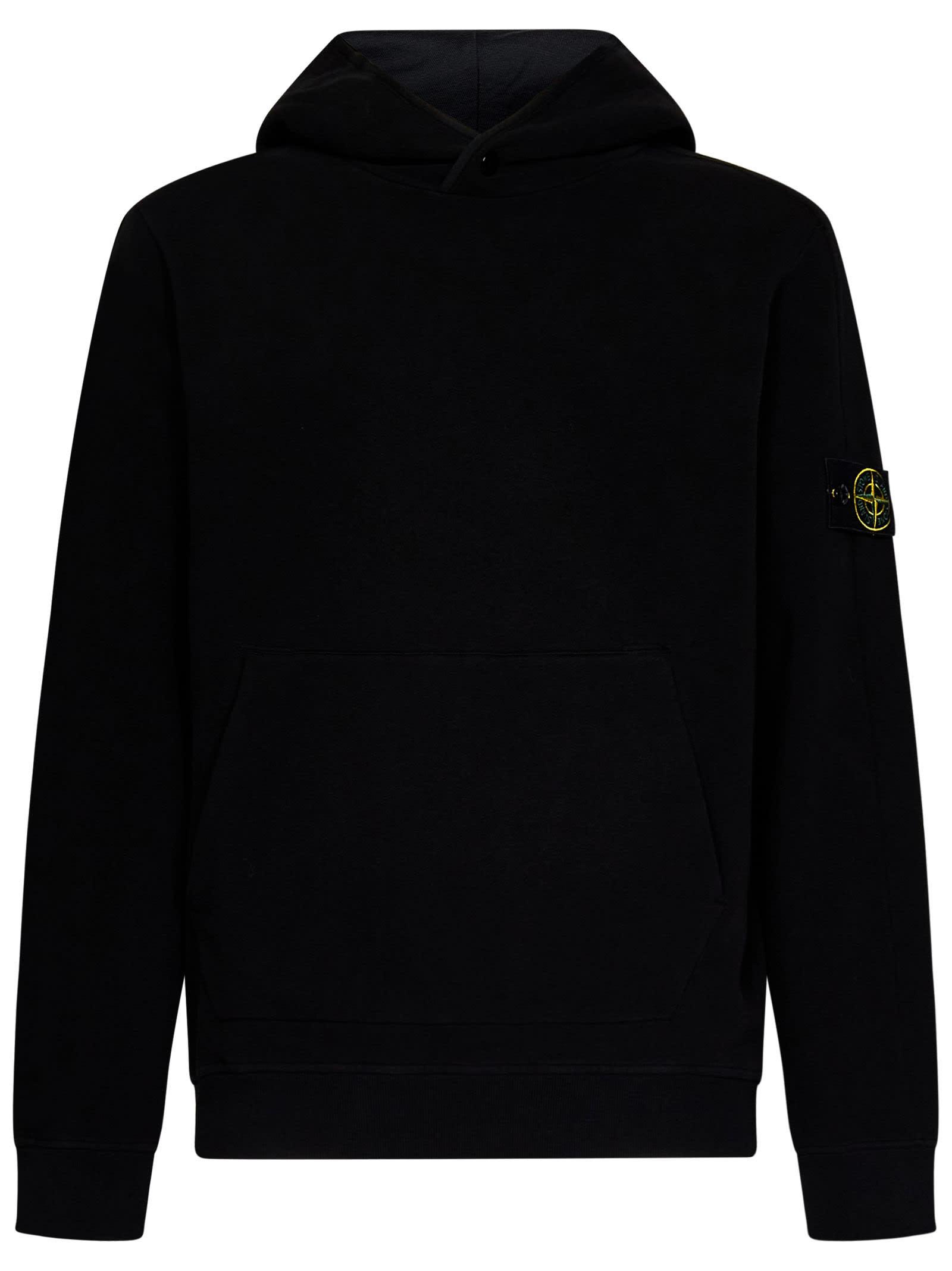 Stone Island Sweatshirt in Black for Men | Lyst