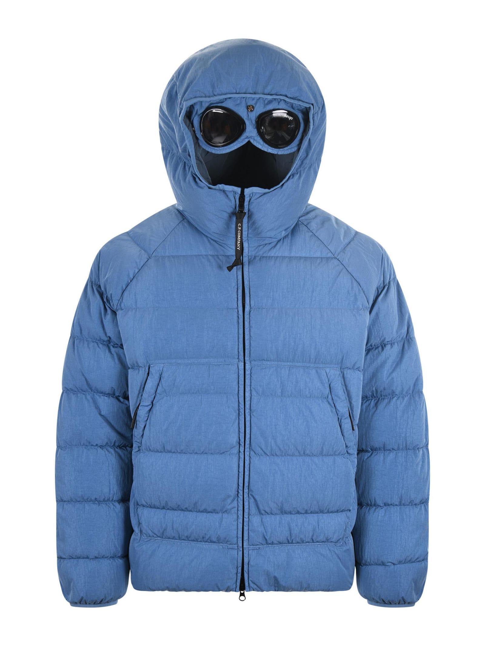 C.P. Company Down Jacket in Blue for Men Lyst UK