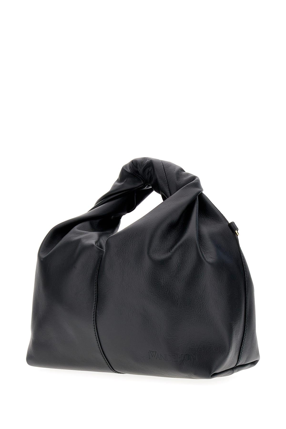 ハンドバッグ Jw Anderson Black Leather Small Twister Handbag MINI TWISTER - LEATHER MINI BAG – JW Anderson