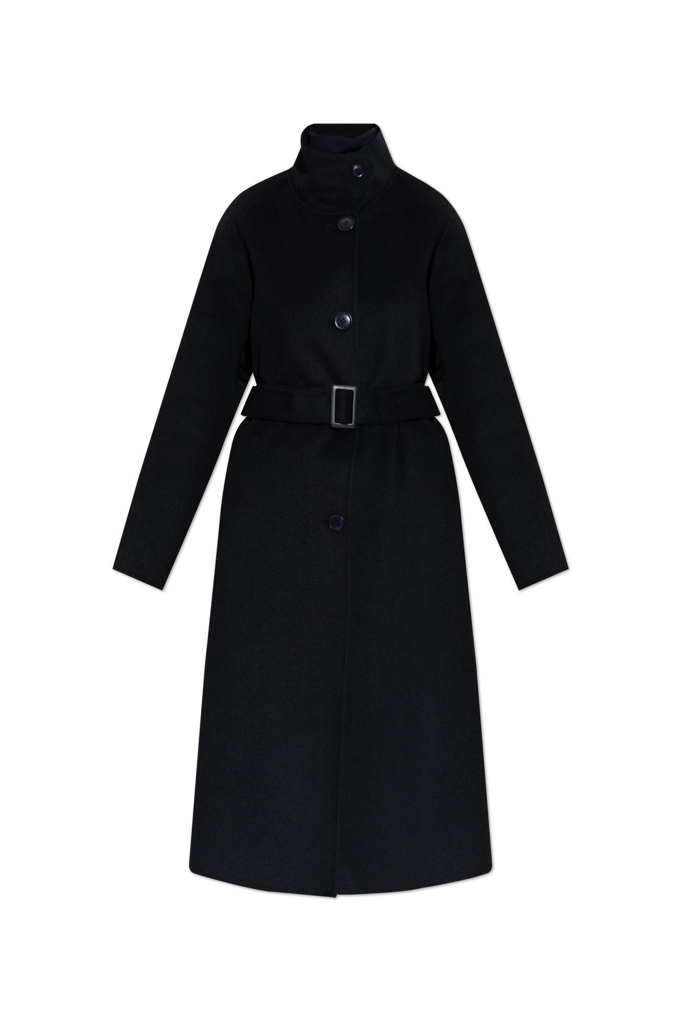 コート EMPORIO ARMANI Woman Coat Charcoal EW002706AF19097 O8004 undefined