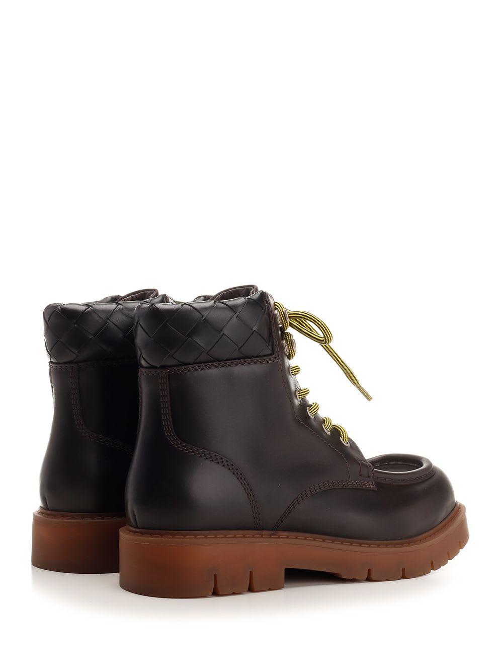 Bottega veneta lace up boots discount