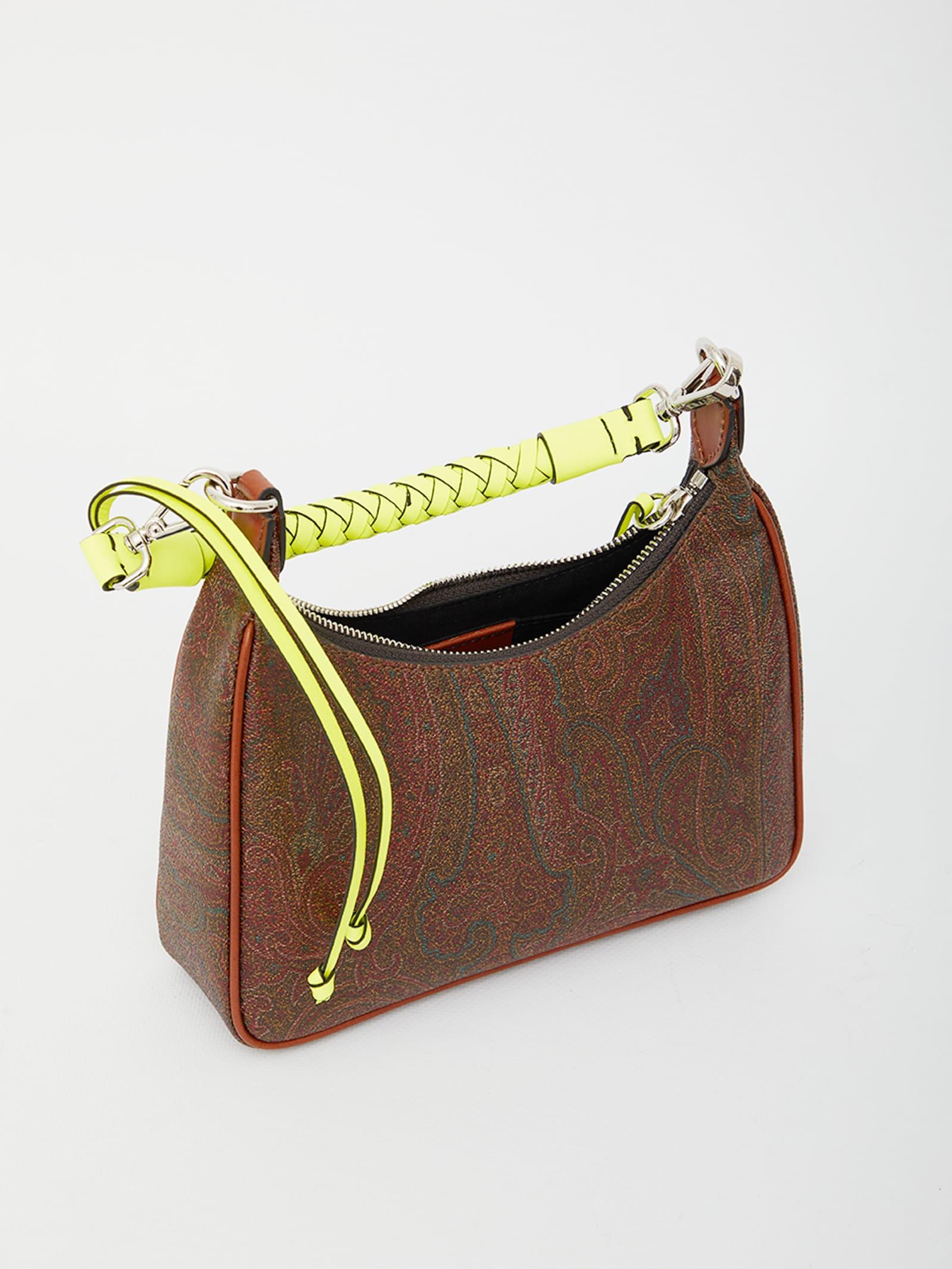 Womens Bags Hobo bags and purses Etro Canvas Paisley Fluo Hobo Mini Bag 