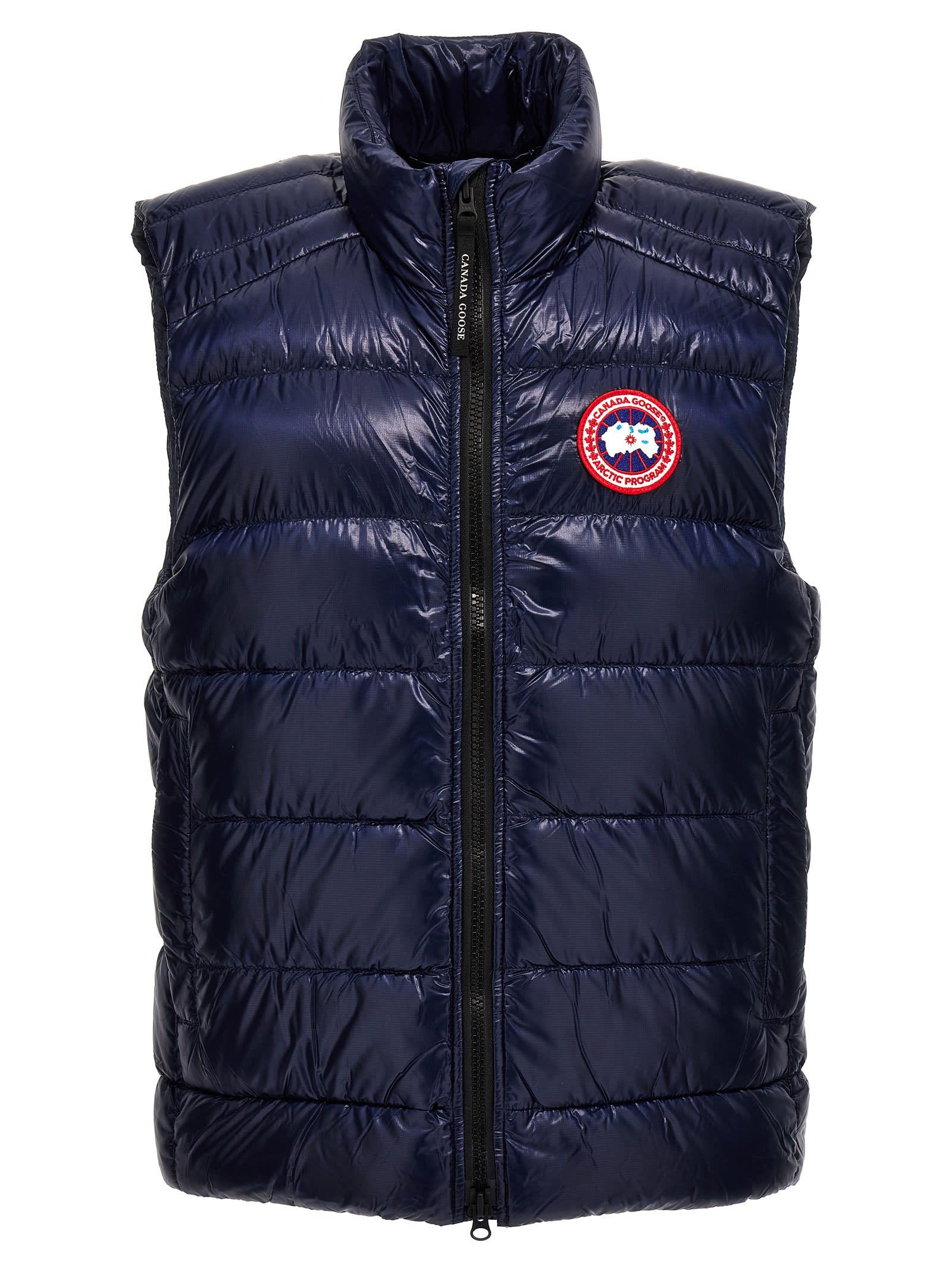 Canada goose blue gilet hotsell
