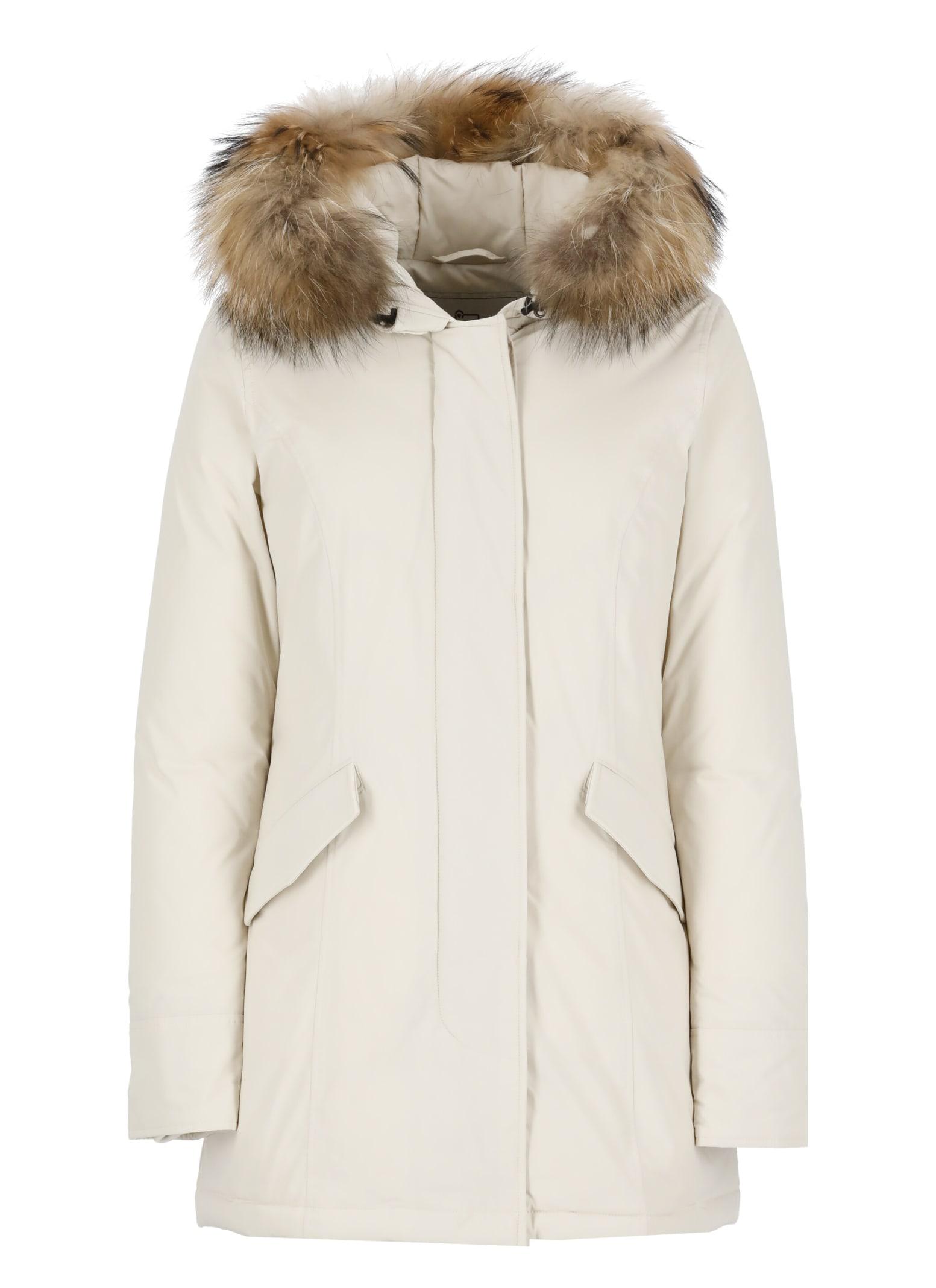 Woolrich Arctic Luxury Parka in Natural | Lyst