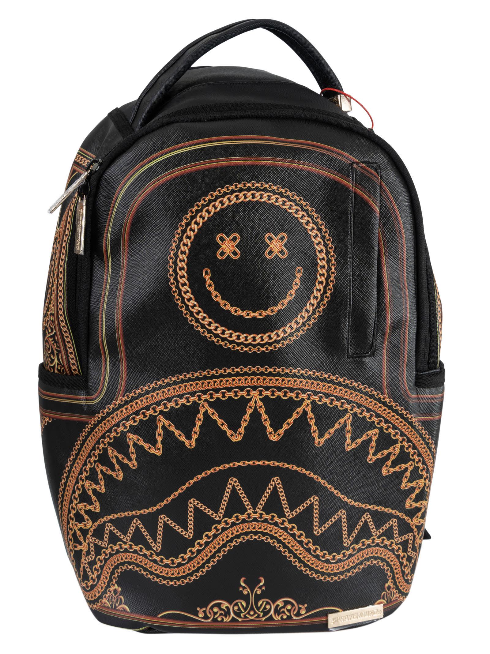 Sprayground Chain Grinning Backpack in Black for Men Lyst