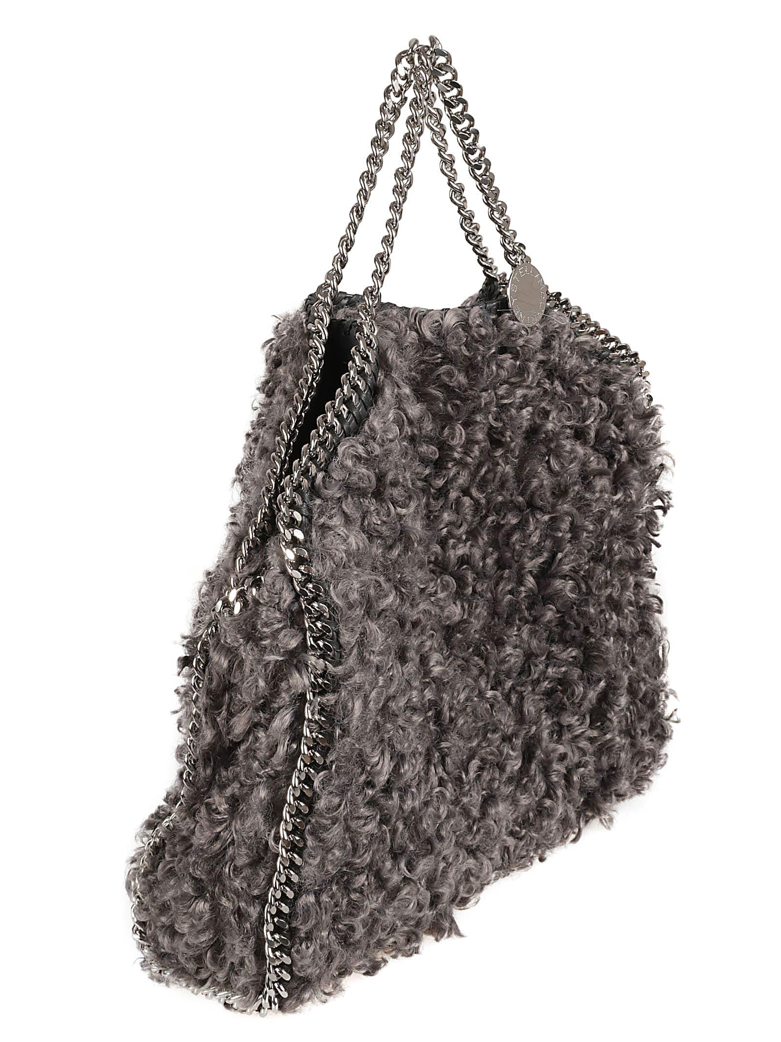 Stella McCartney Faux Fur Falabella Tote Bag in Grey Lyst UK