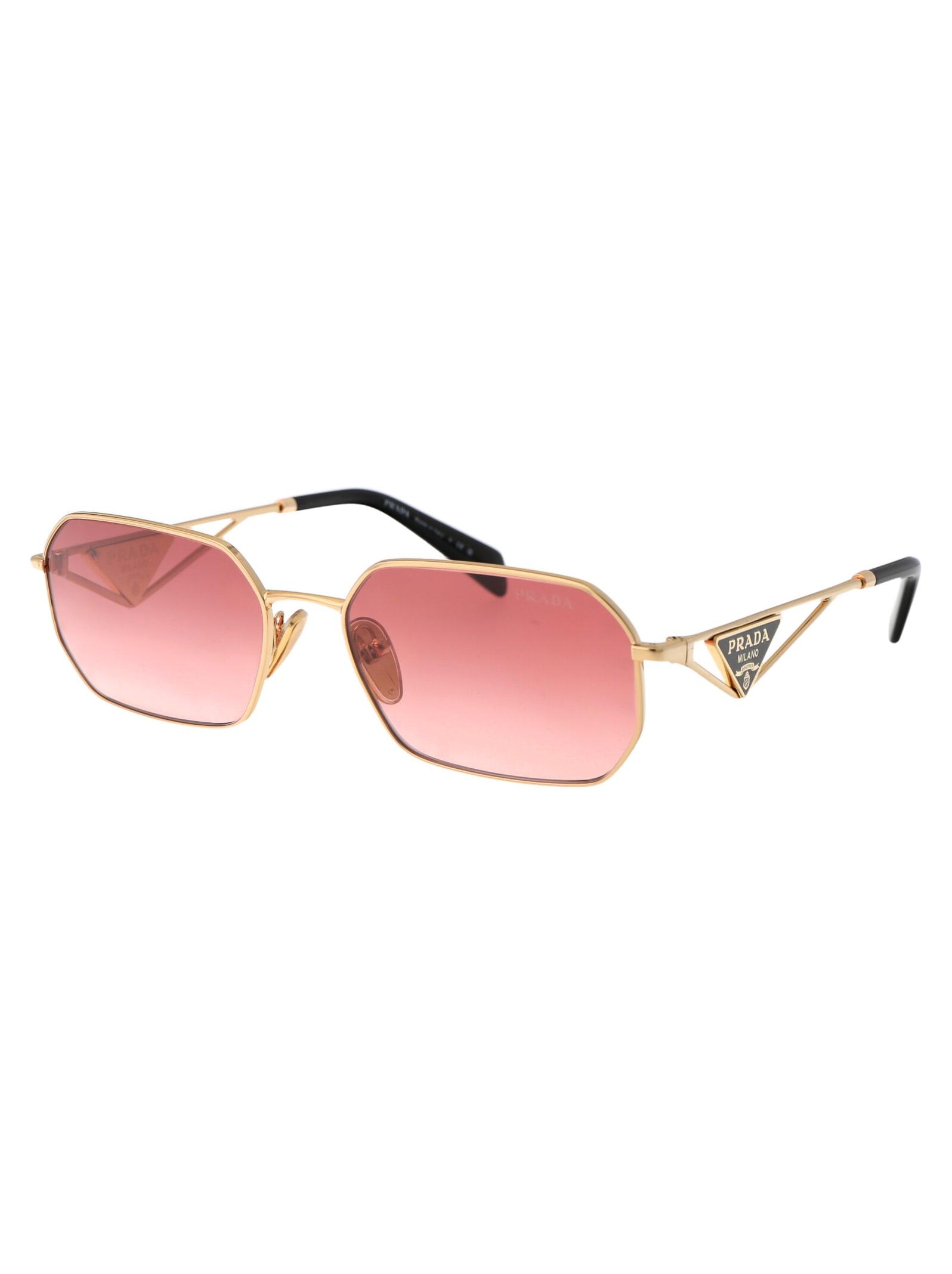 PRADA: sunglasses in acetate and metal - Red | Prada sunglasses SPR 65Z  online at GIGLIO.COM
