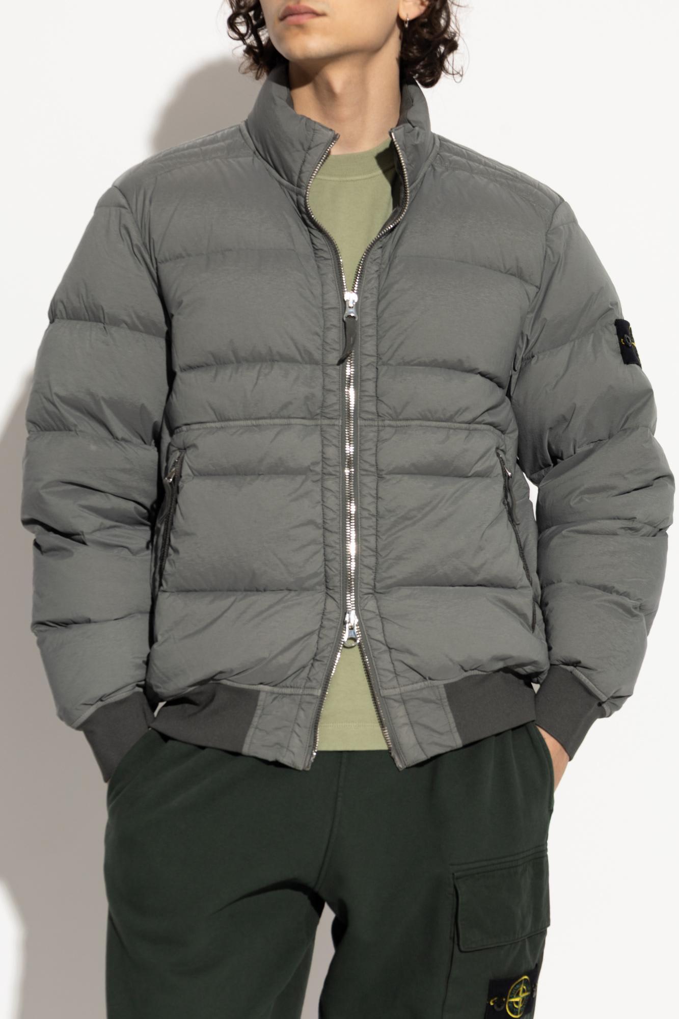 Stone Island Down Jacket Seamless Tunnel Nylon Down-Tc in Gray for