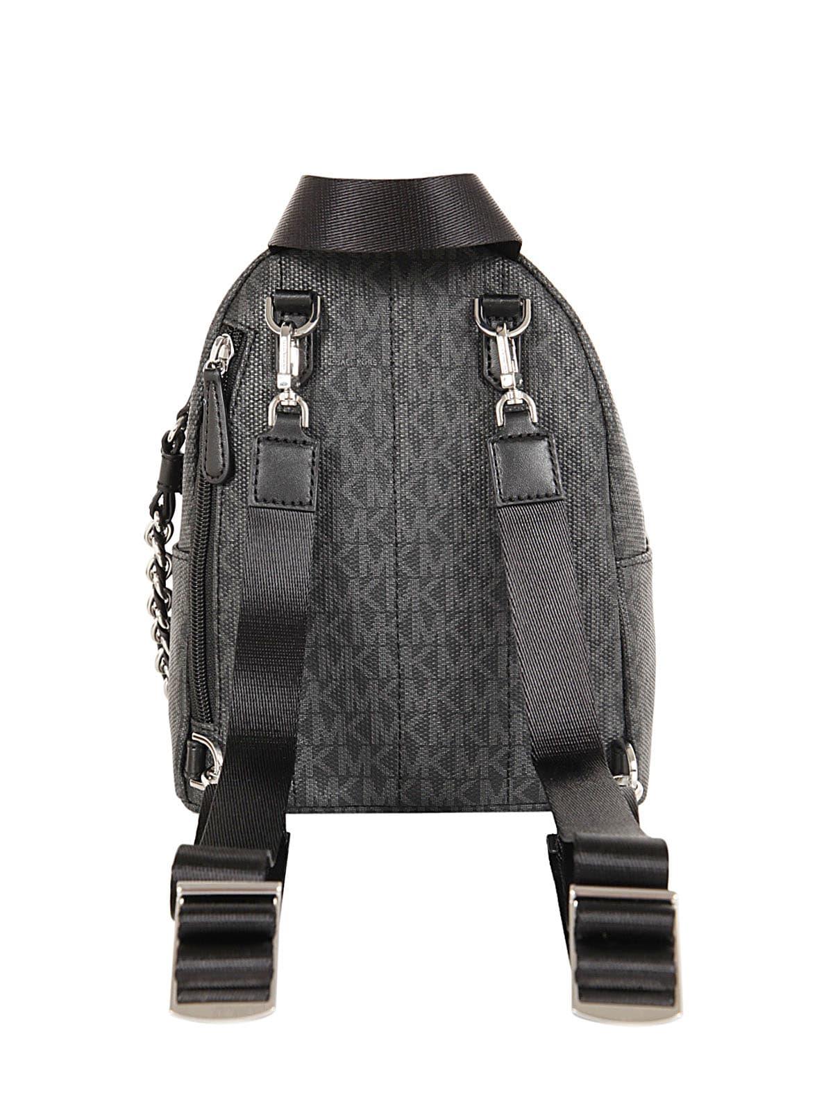 MICHAEL Michael Kors Chain-detailed Backpack in Black | Lyst