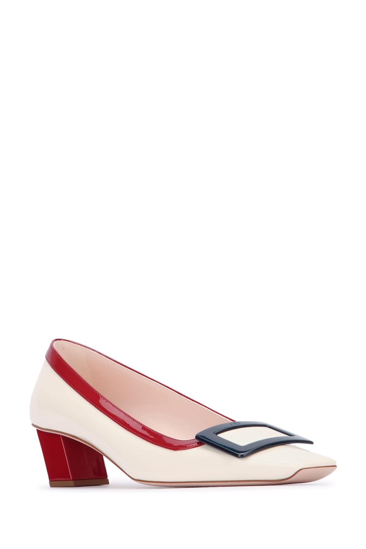 【関税&送料込】Roger Vivier Belle Vivier Fabric Buc Dec 45 Roger Vivier Belle Vivier Fabric Buc Dec 45 in Pink | Lyst