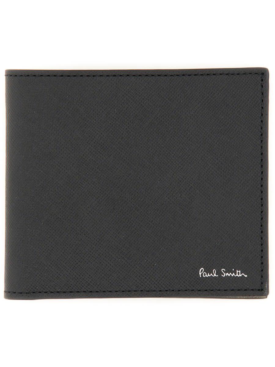 Paul Smith Signature Stripe Balloon Wallet in Black for Men | Lyst